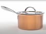 Williams Sonoma Signature Thermo-Clad™ Copper Saucepan with Lid