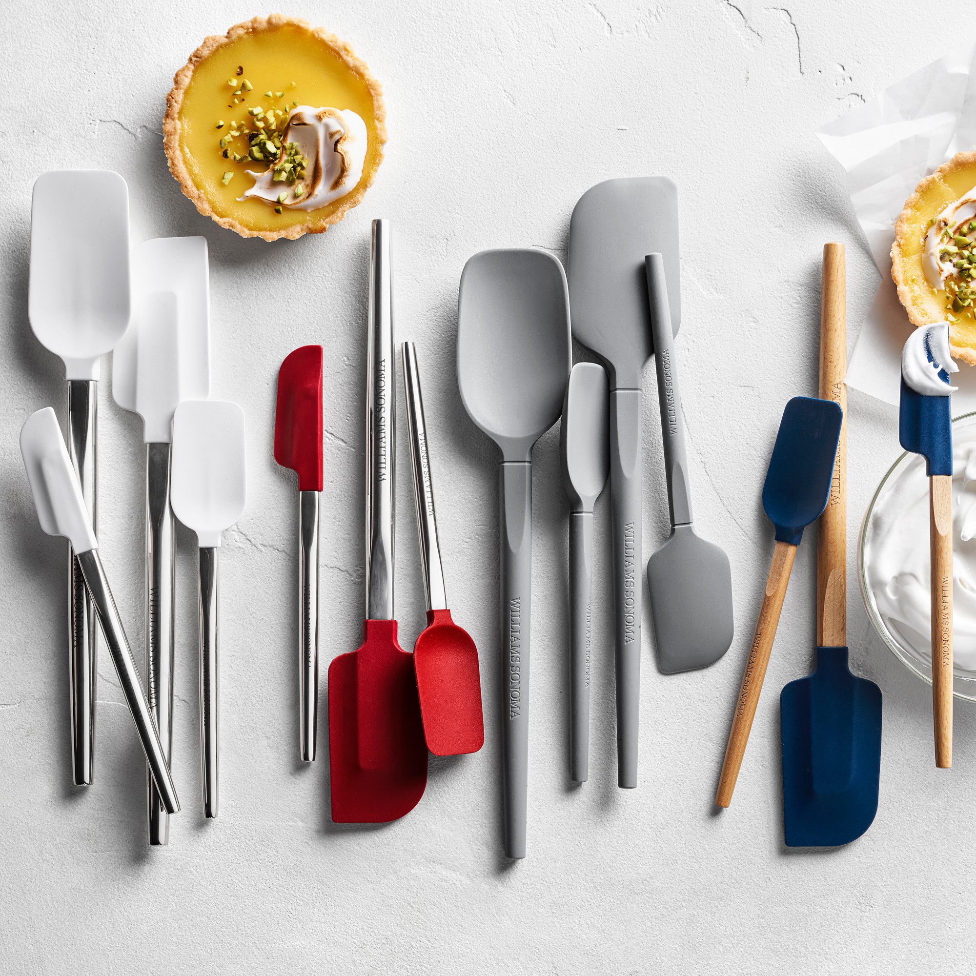 Williams Sonoma Silicone Mini Spatula & Spoonula with Stainless-Steel Handle