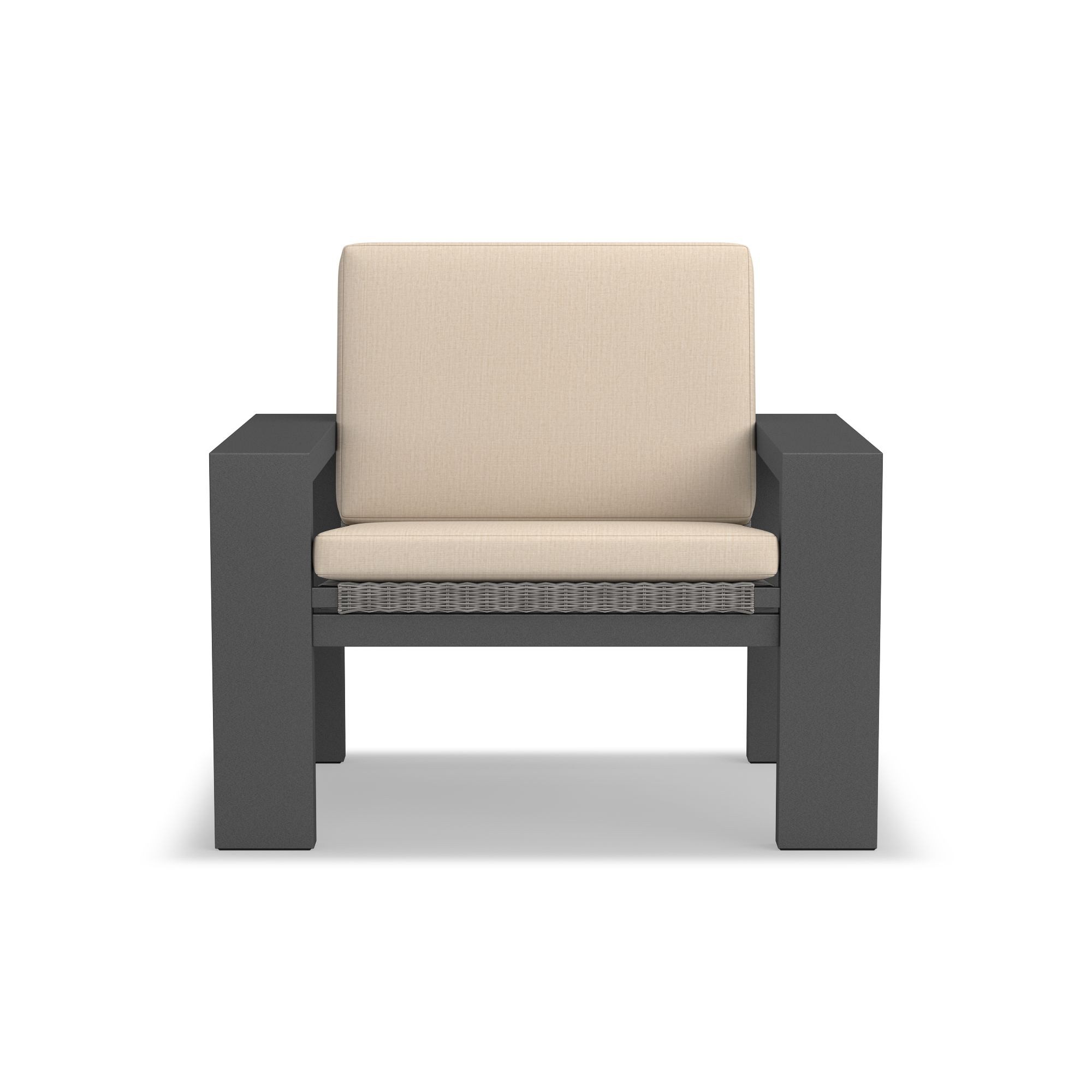 Larnaca Outdoor Teak x All-Weather Weave Club Chair Cushions