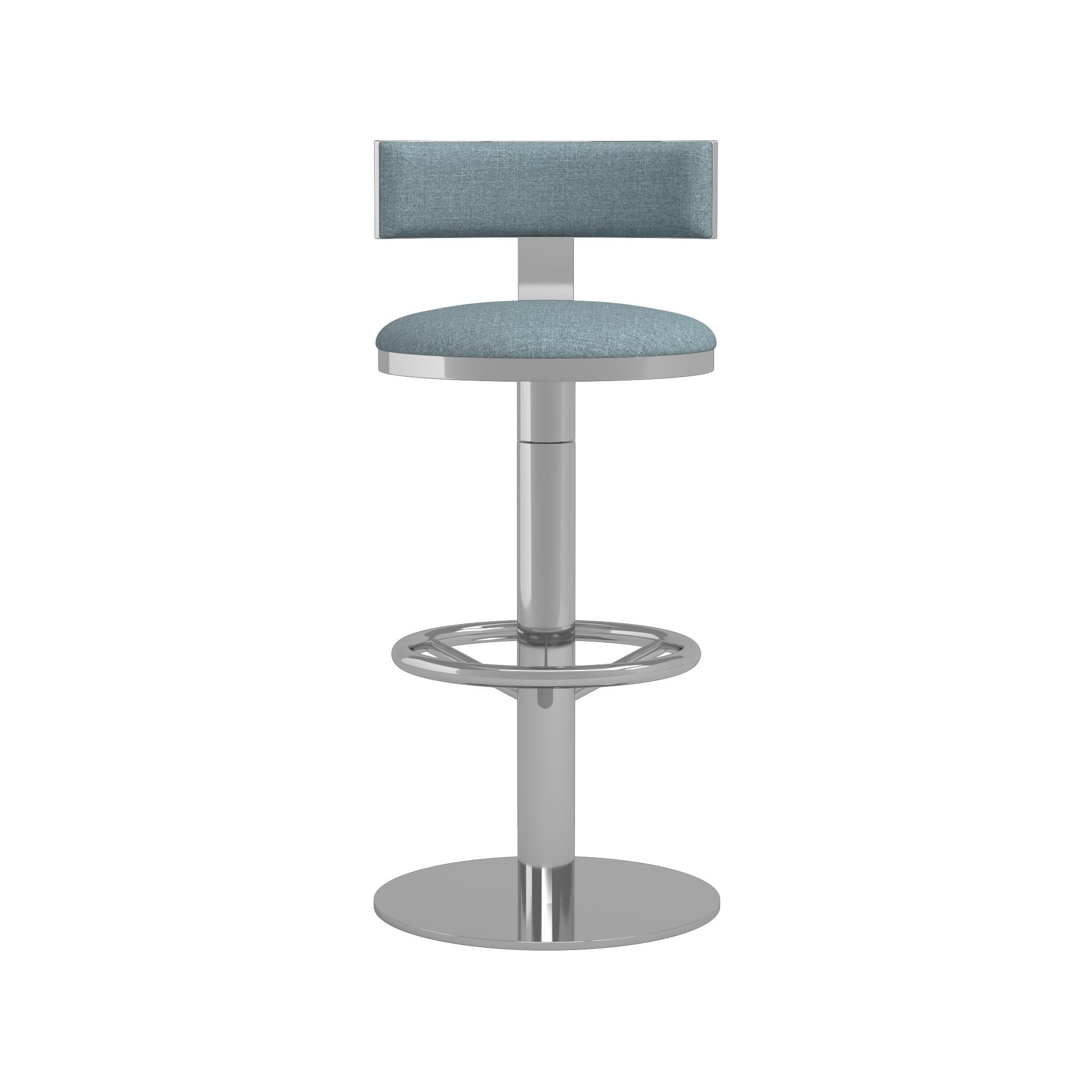 Larkin Upholstered Pedestal Counter & Bar Stool