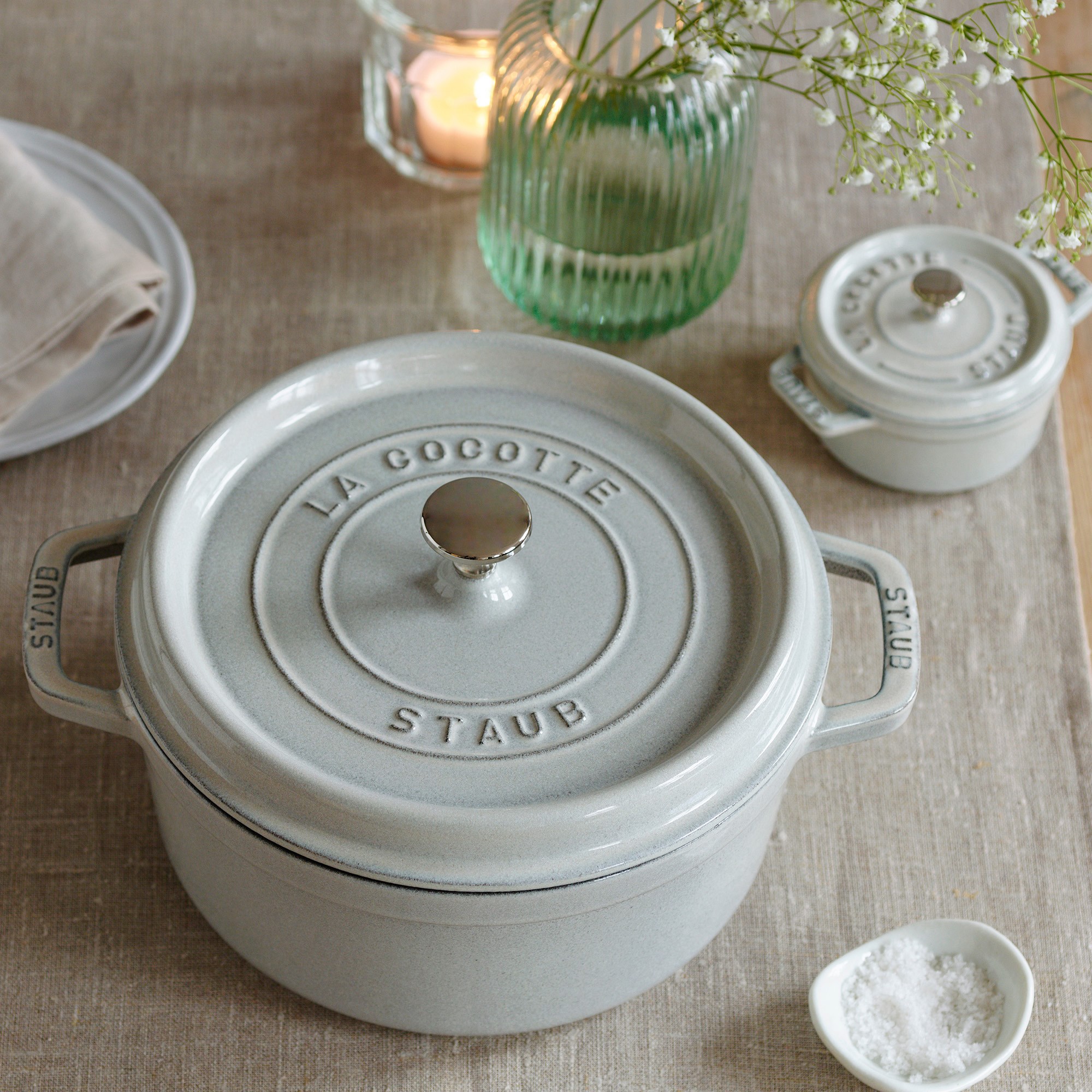 Staub Enameled Cast Iron Round Dutch Oven