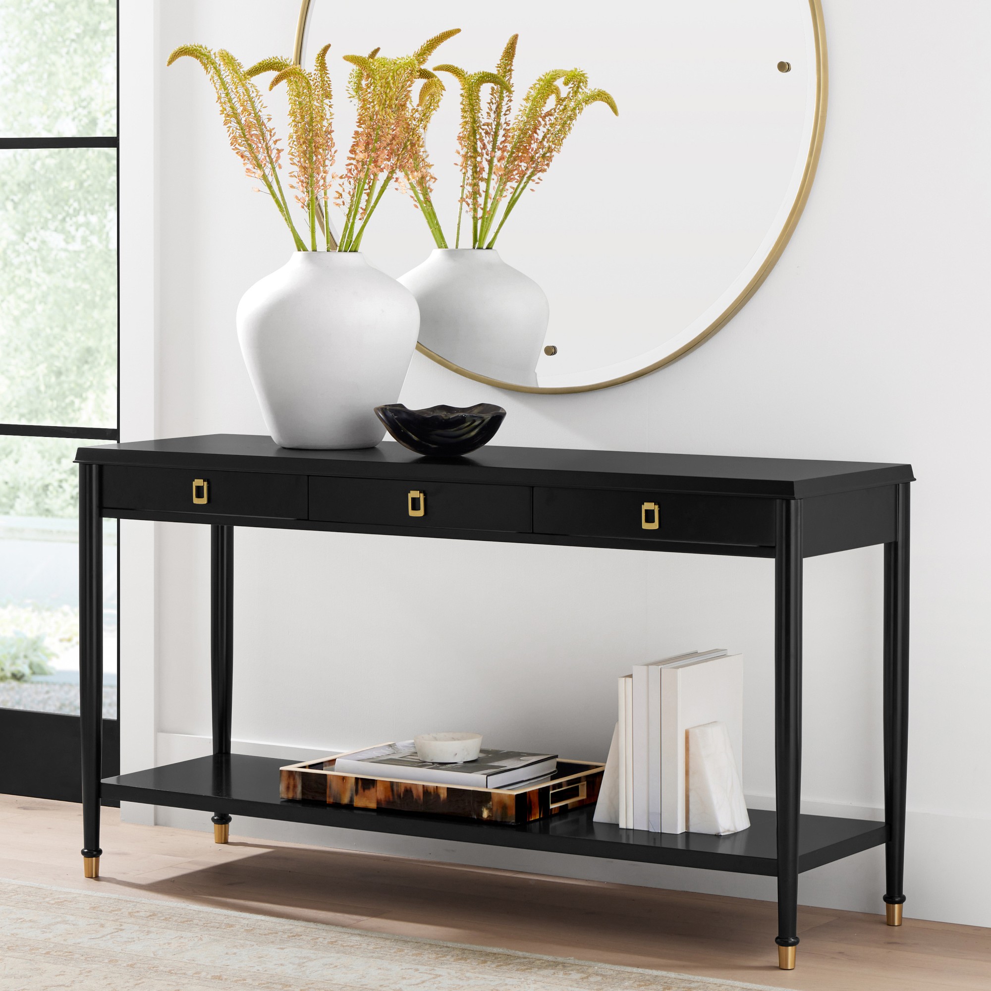 Lacourte 3-Drawer Console (61