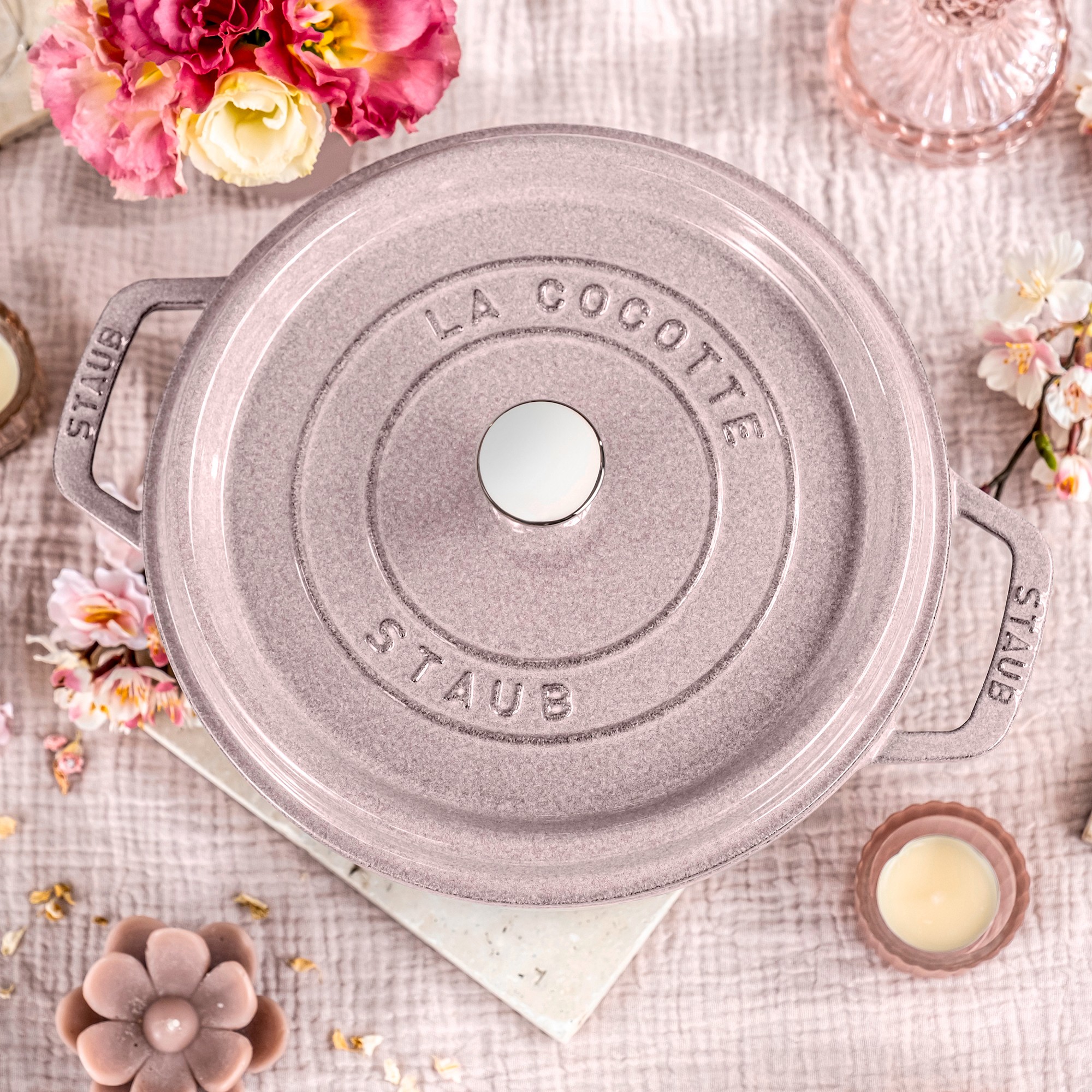 Staub Enameled Cast Iron Round Dutch Oven