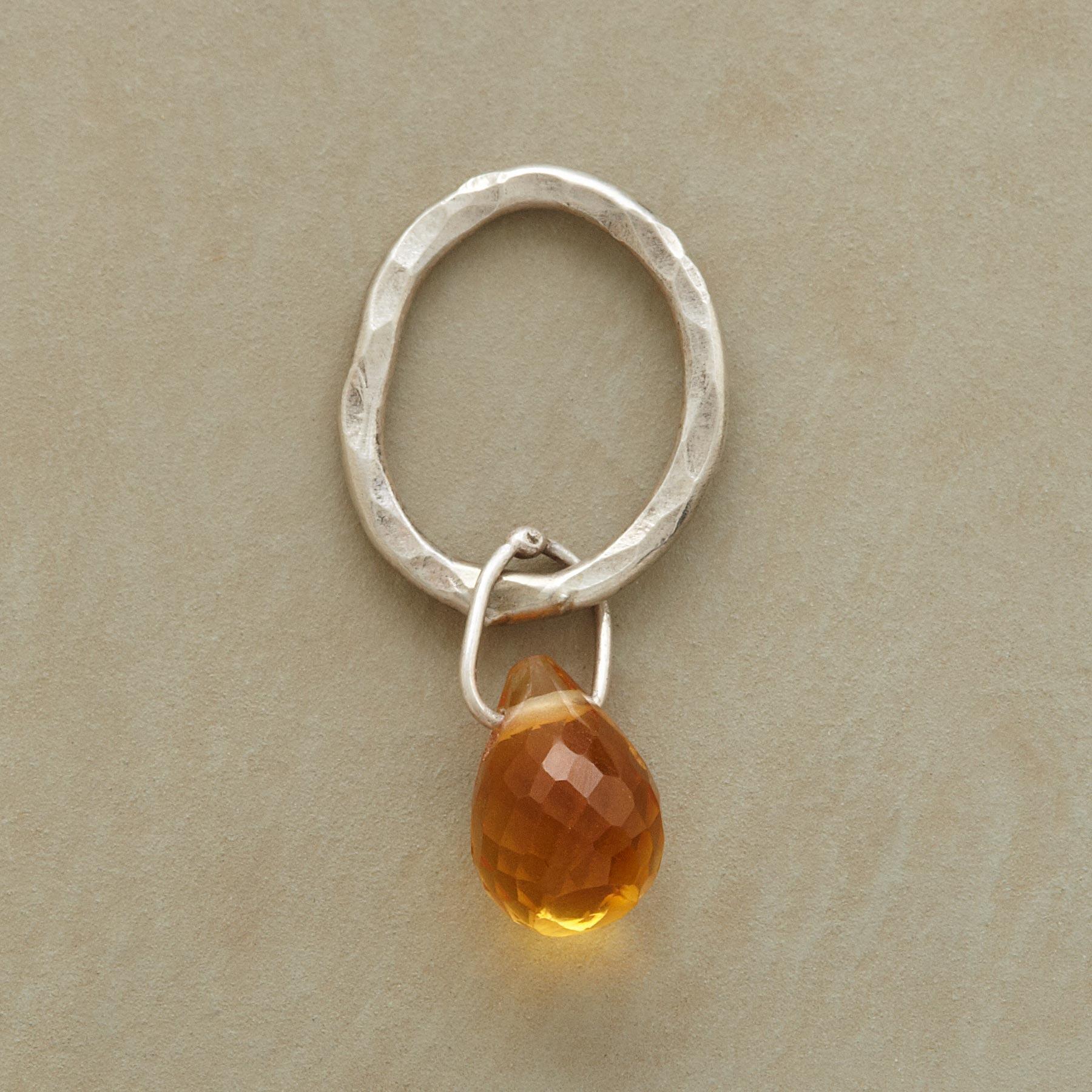 Faceted Birthstone Charms, Sterling Silver