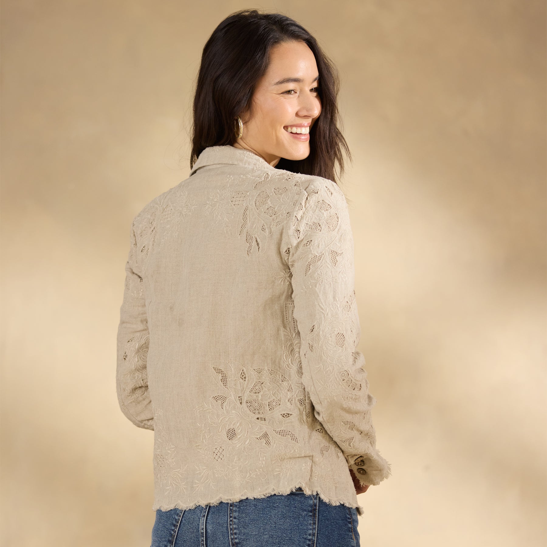 Teresa Lace Jacket, Petite