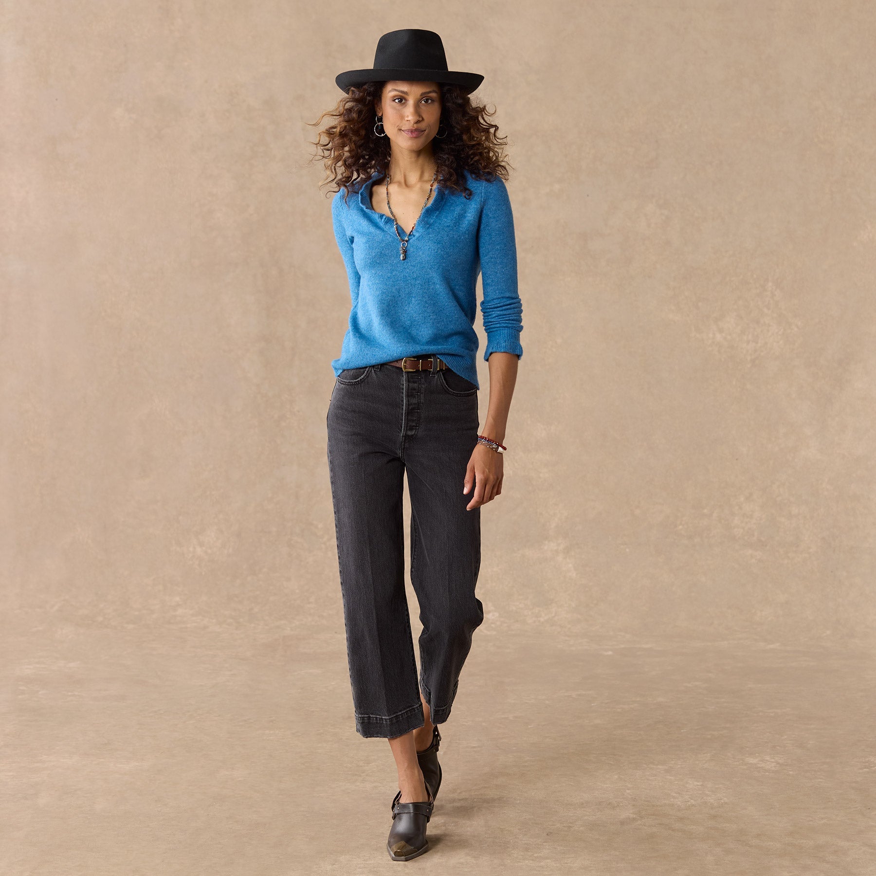 Gisella Ruffle Sweater, Petite