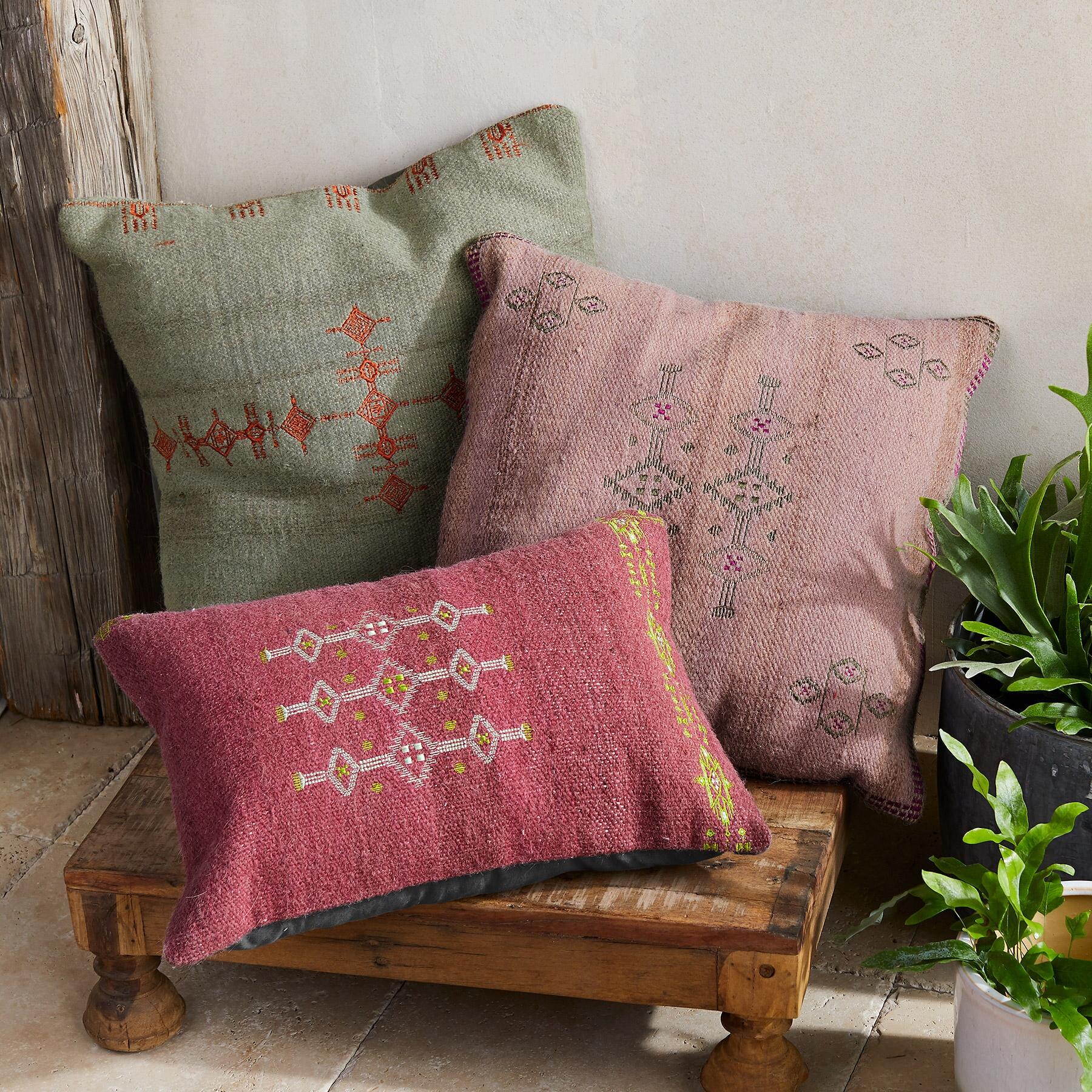 Sunset Ridge Gray Pillow | Sundance Outlet Store