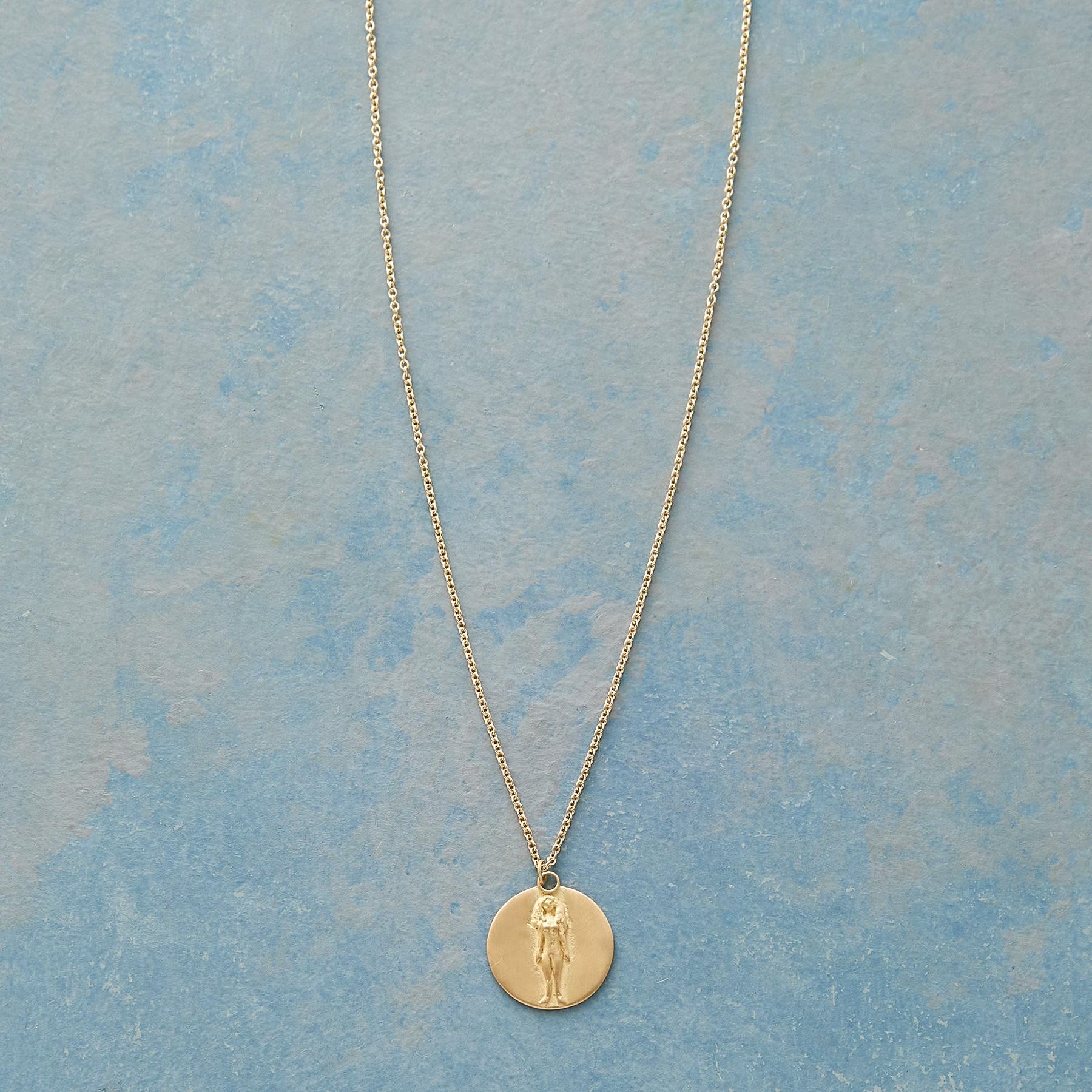 Bas Relief Zodiac Necklace