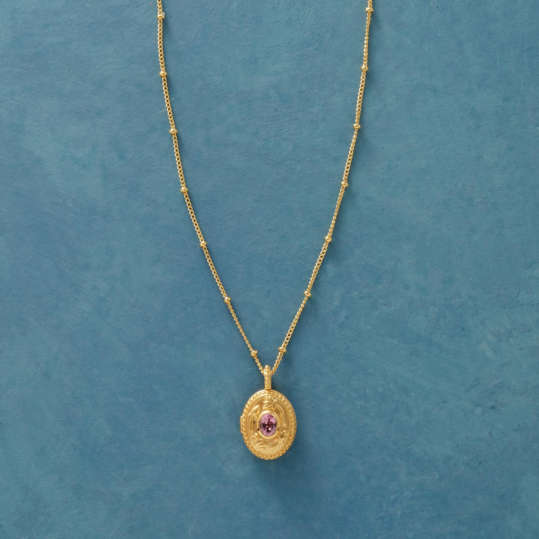 Gold Vermeil Birthstone Locket