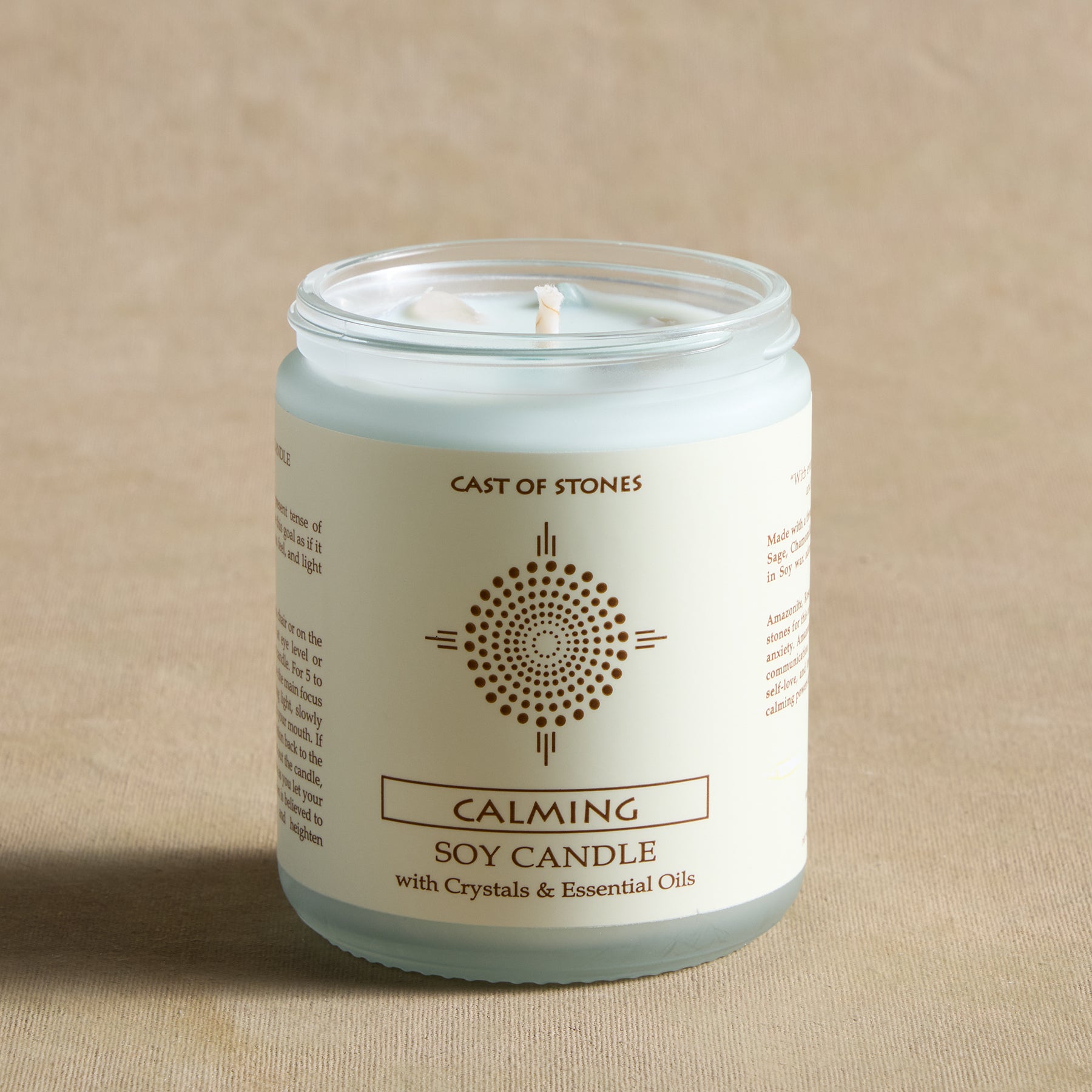 Cast of Stones Crystal Candles