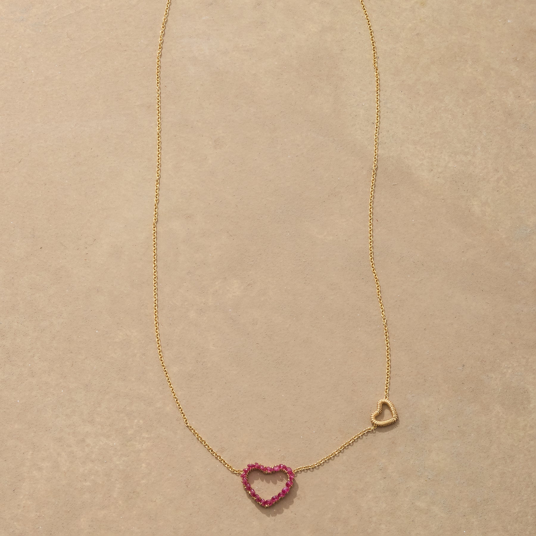 Two Hearts Necklace
