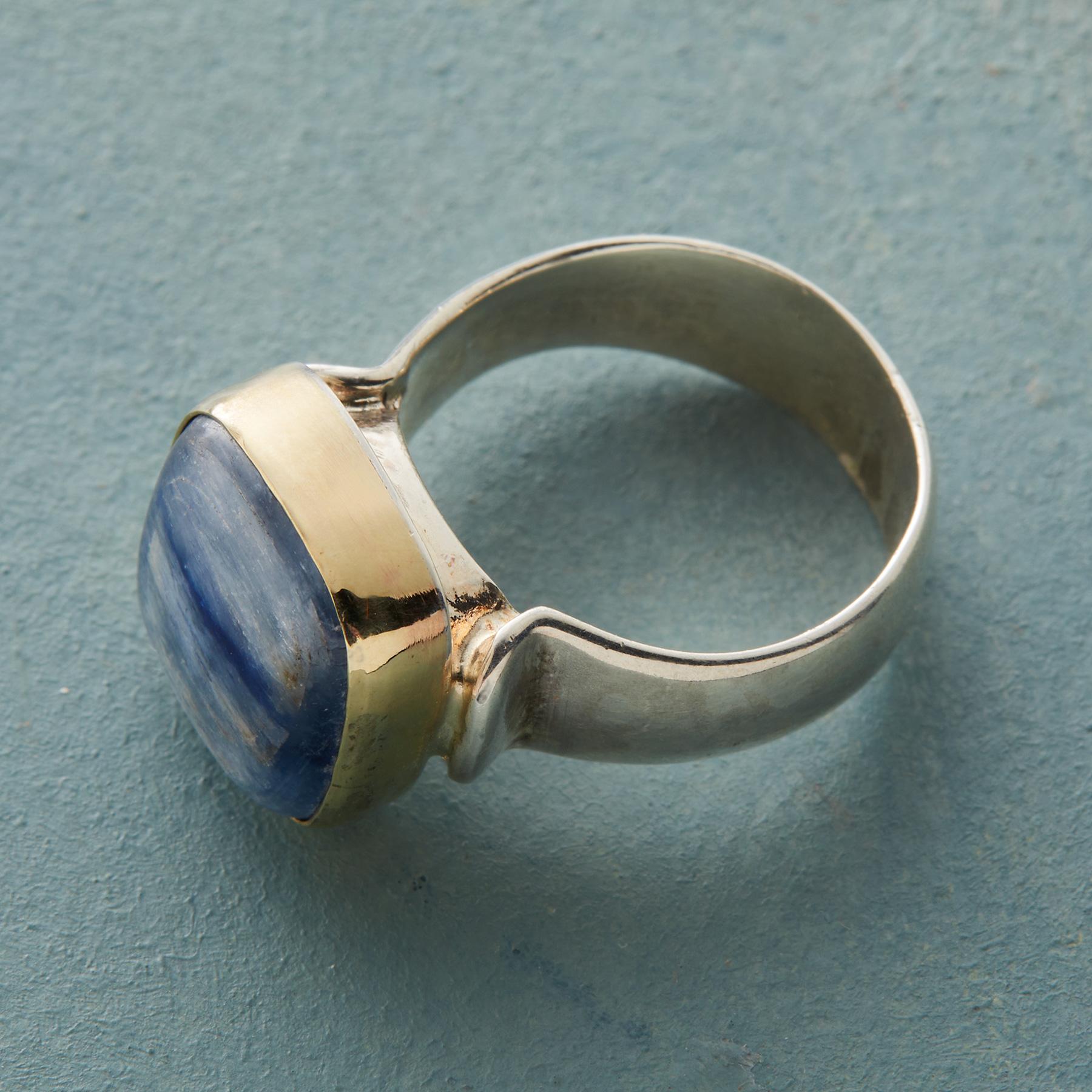 Blue Squared Ring