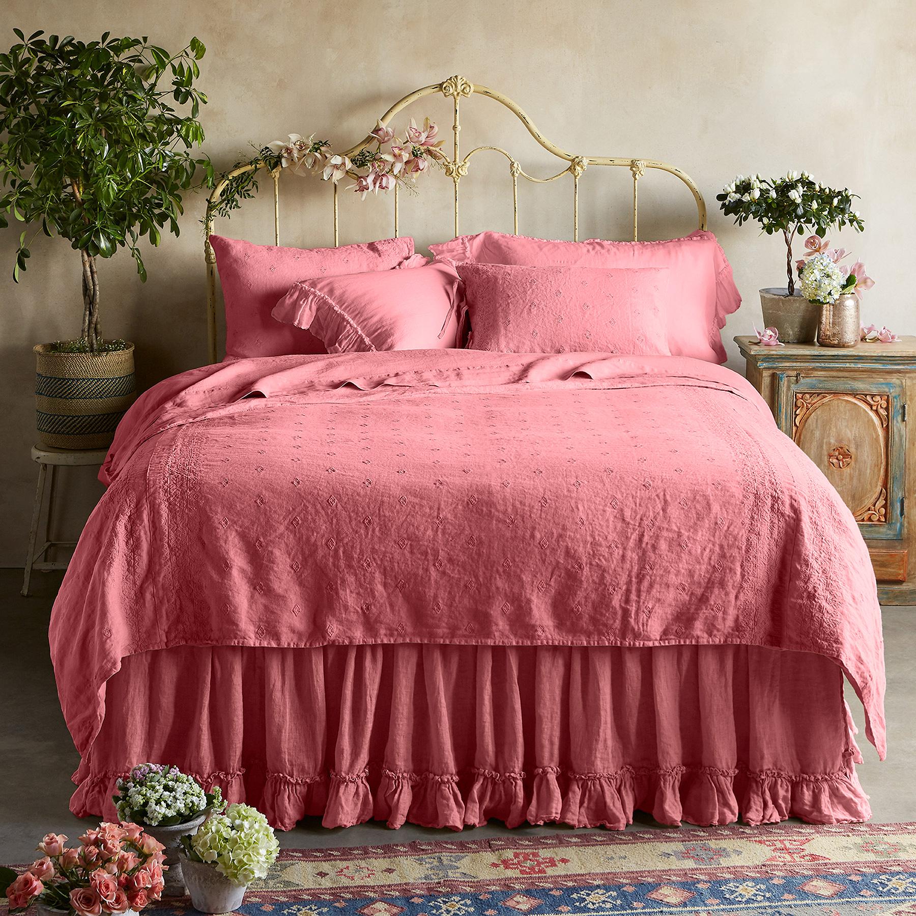 Gossamer Linen Embroidery Duvet