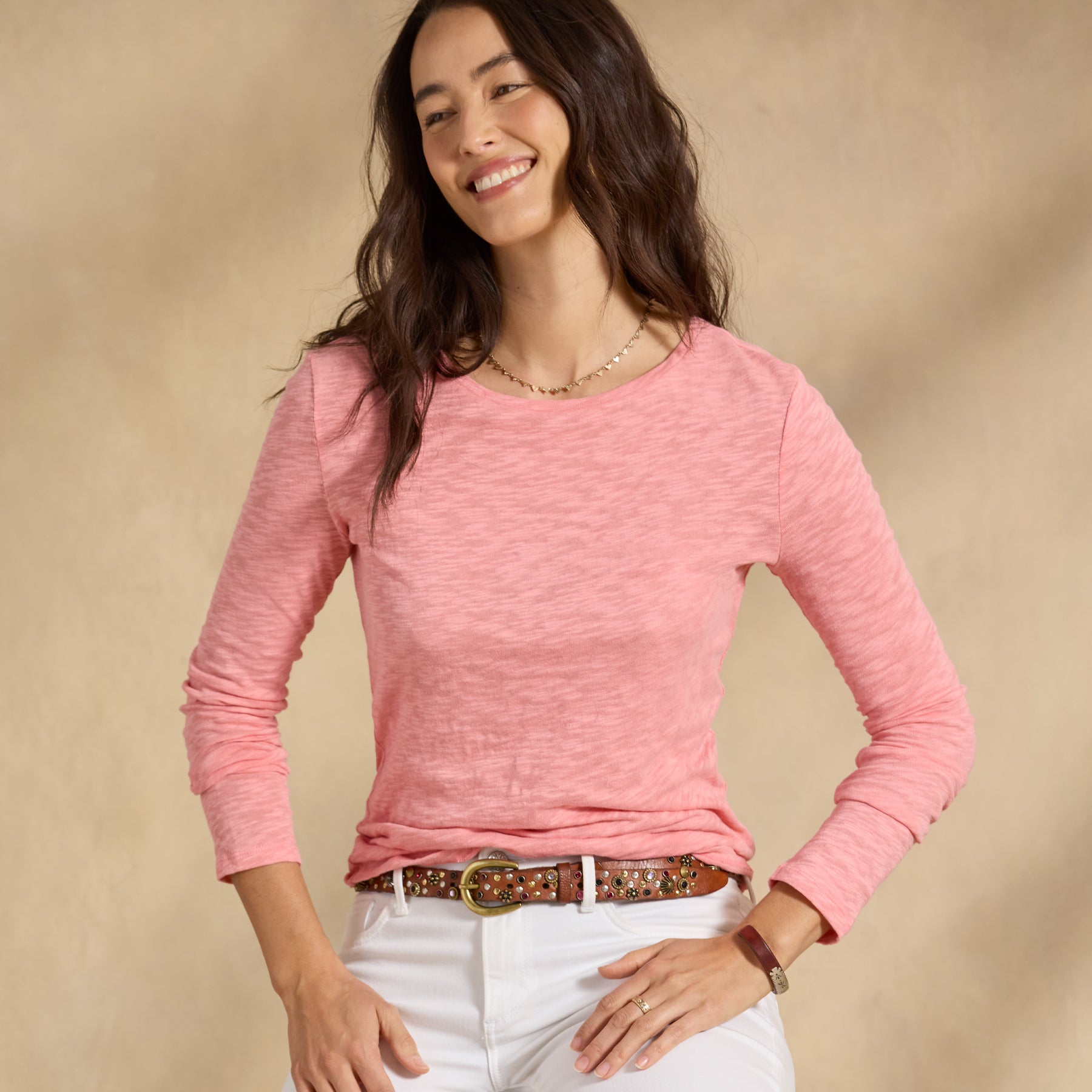 Ultimate Airy Slub Crewneck, Petite