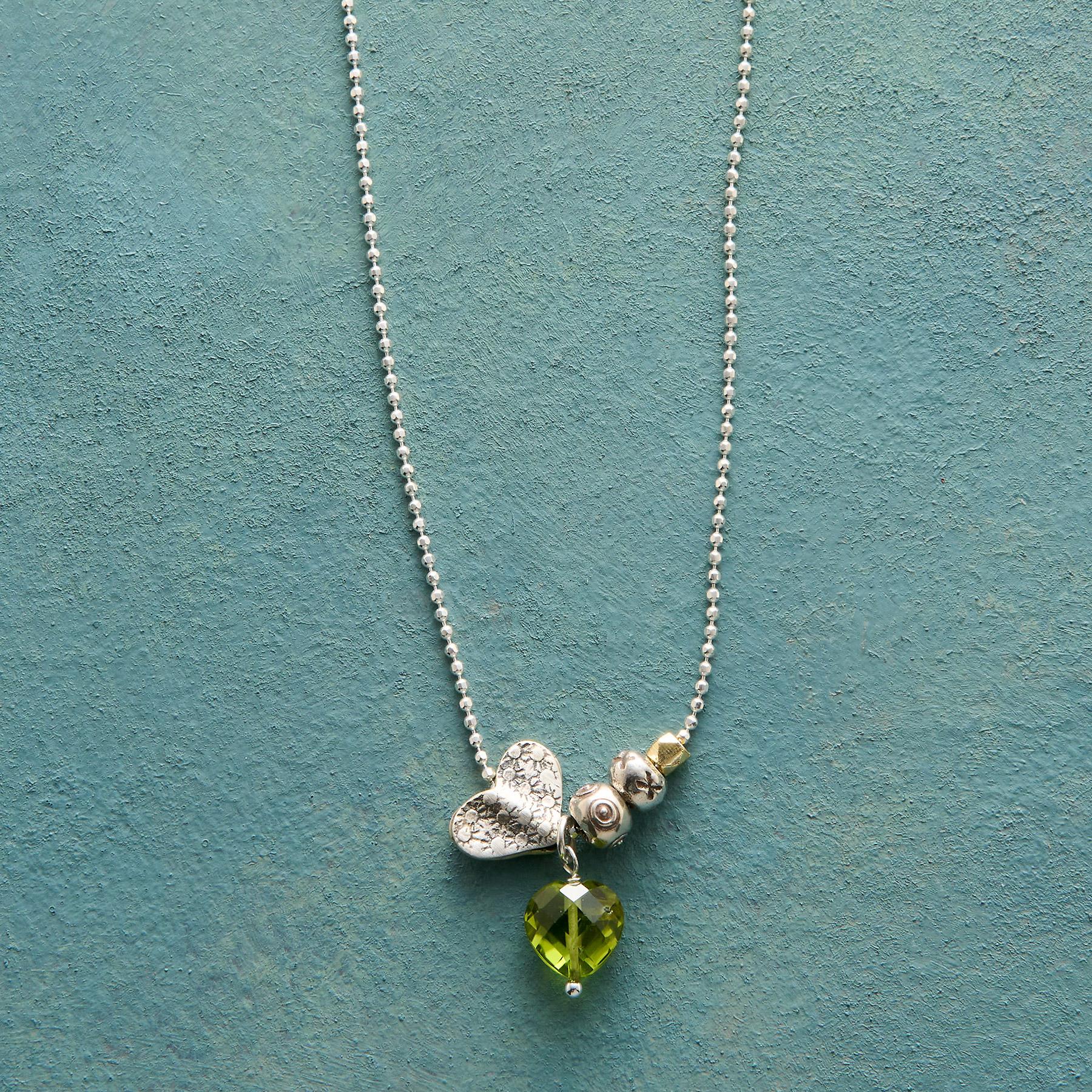 Heart Birthstone Necklace