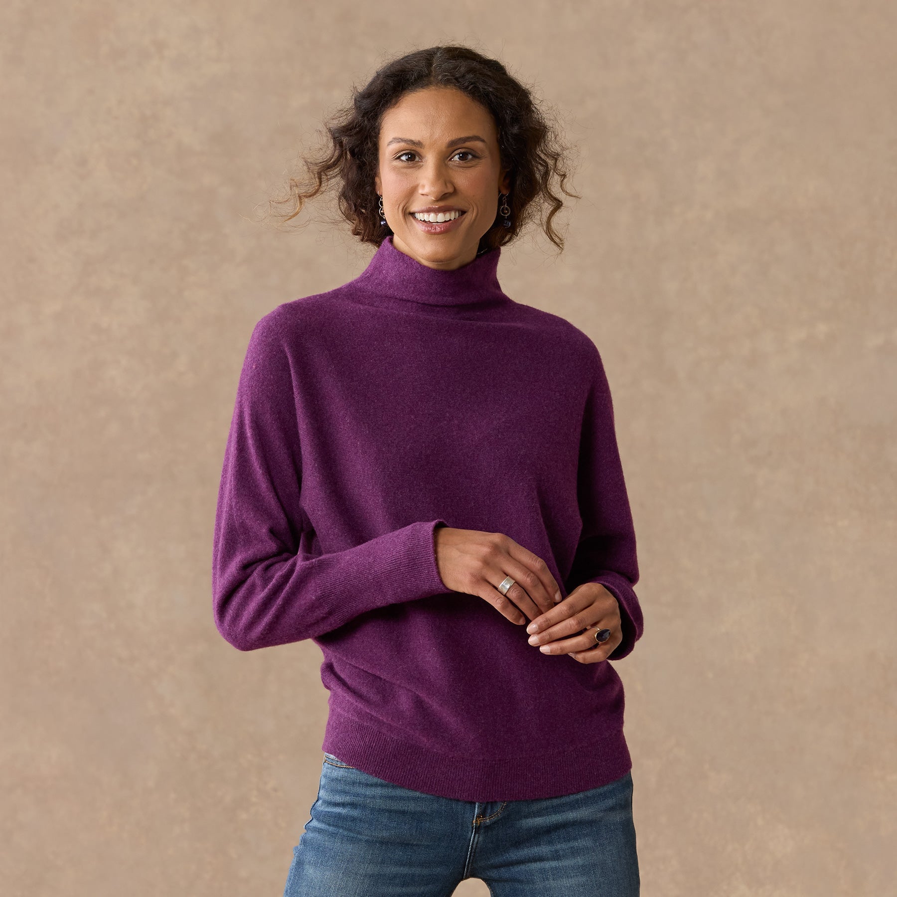 Evianna Cashmere Sweater, Petite