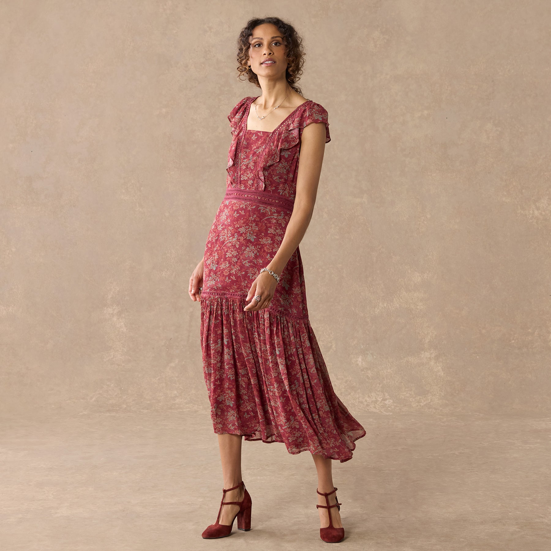 Harvest Florals Dress, Petite | Sundance Outlet