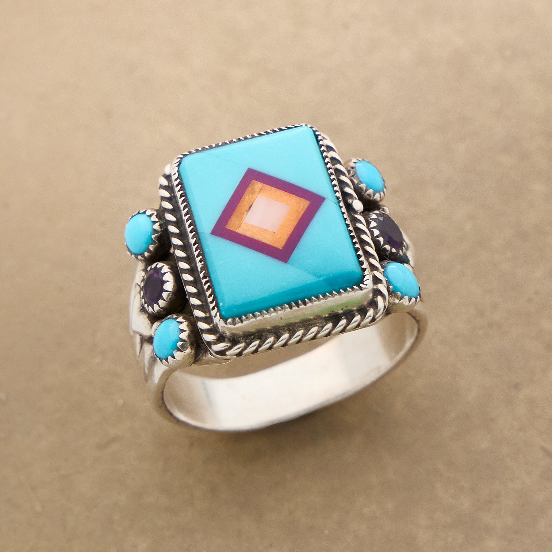 Taos Mosaic Ring