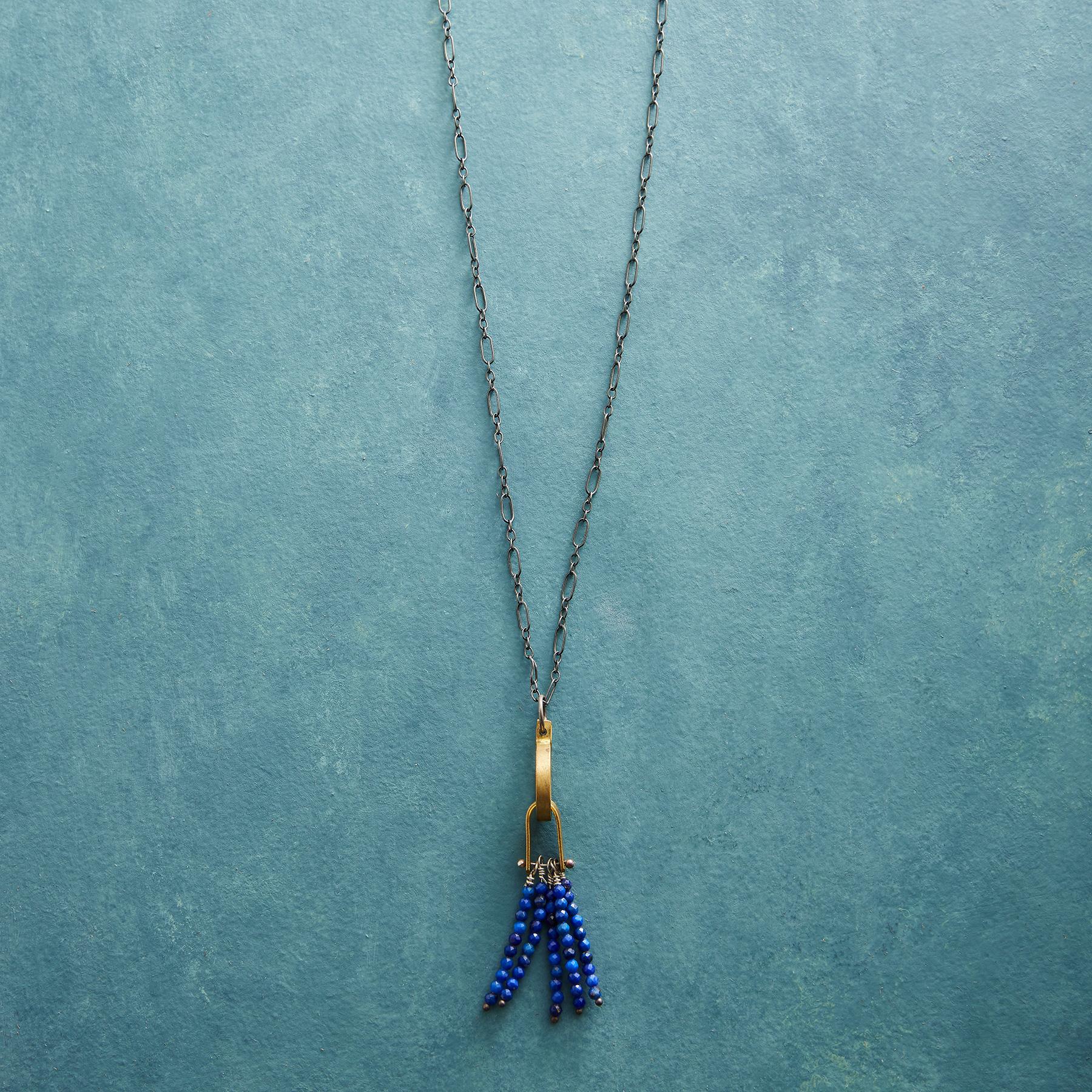 Lapis Tassel Necklace