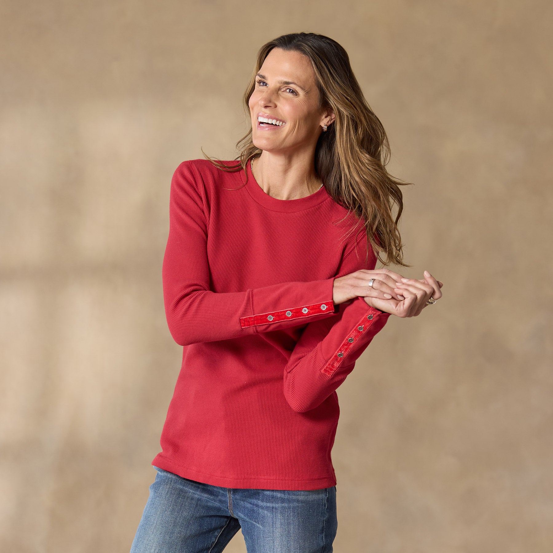 Crewneck Thermal, Petite