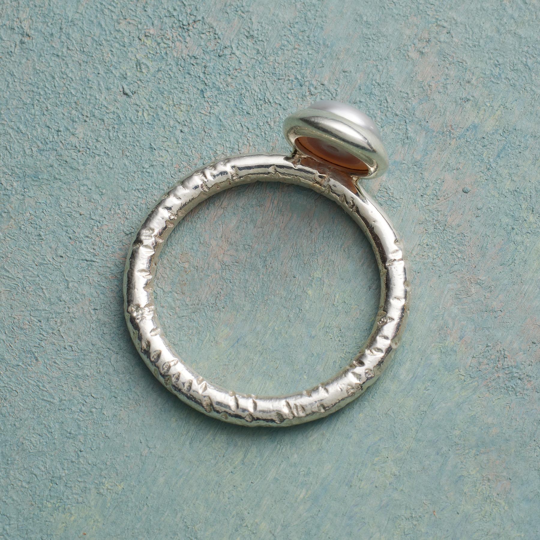 Silver Pearl Ring