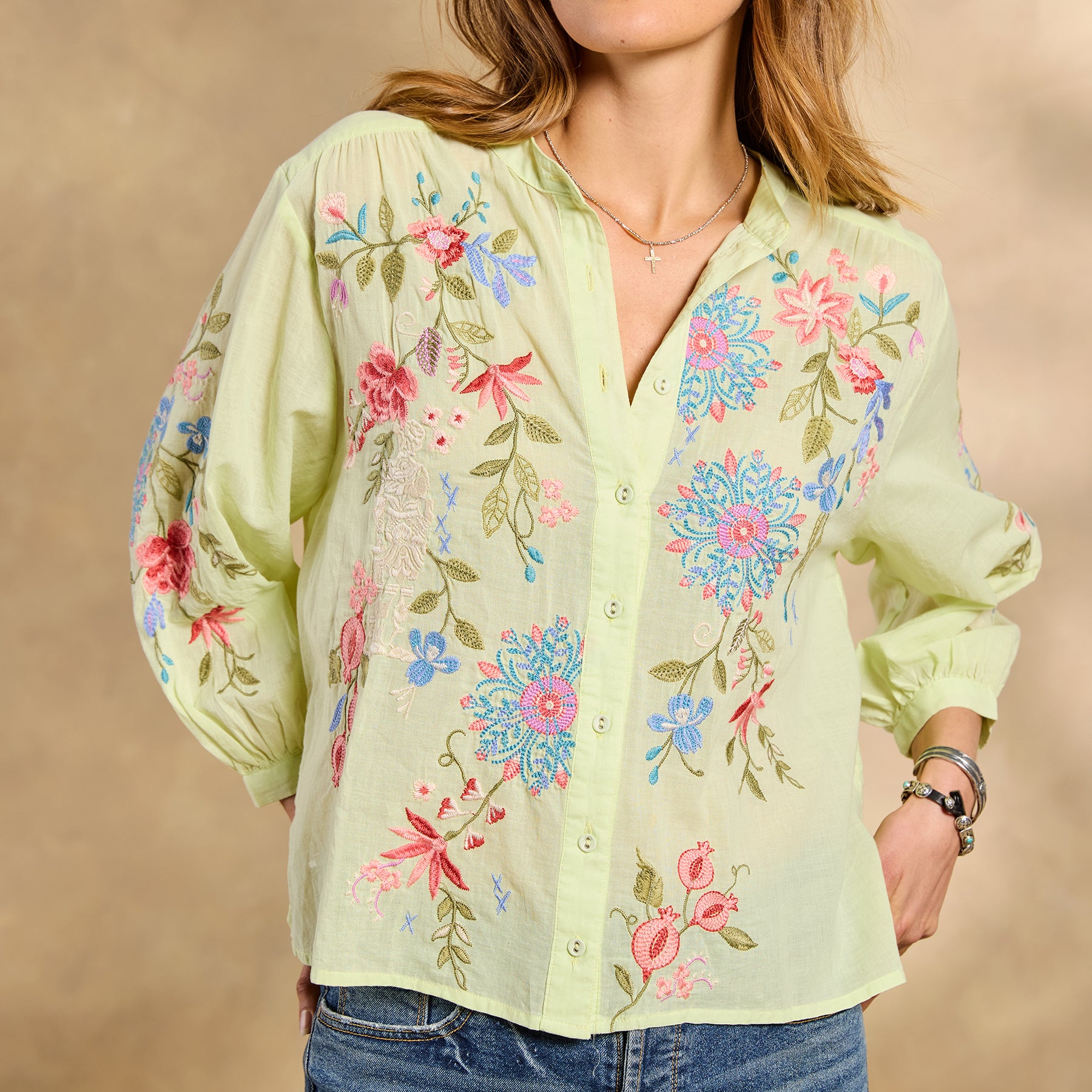 Catania Embroidered Blouse