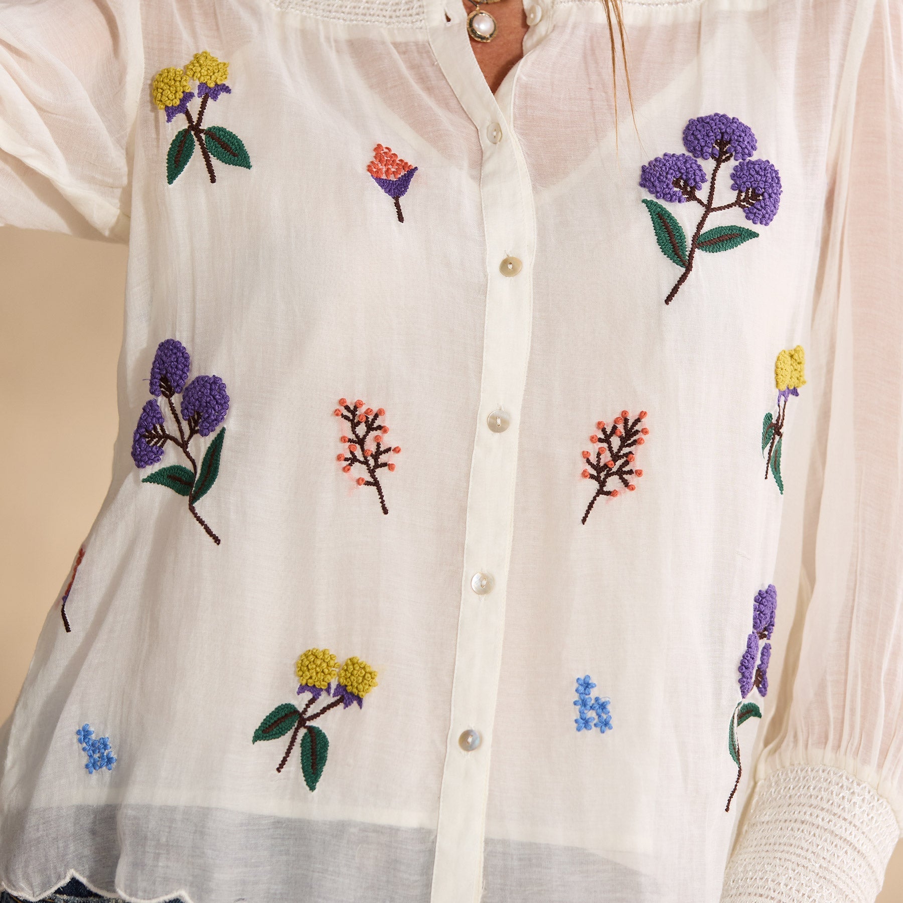 Floriana Bloom Shirt, Petite