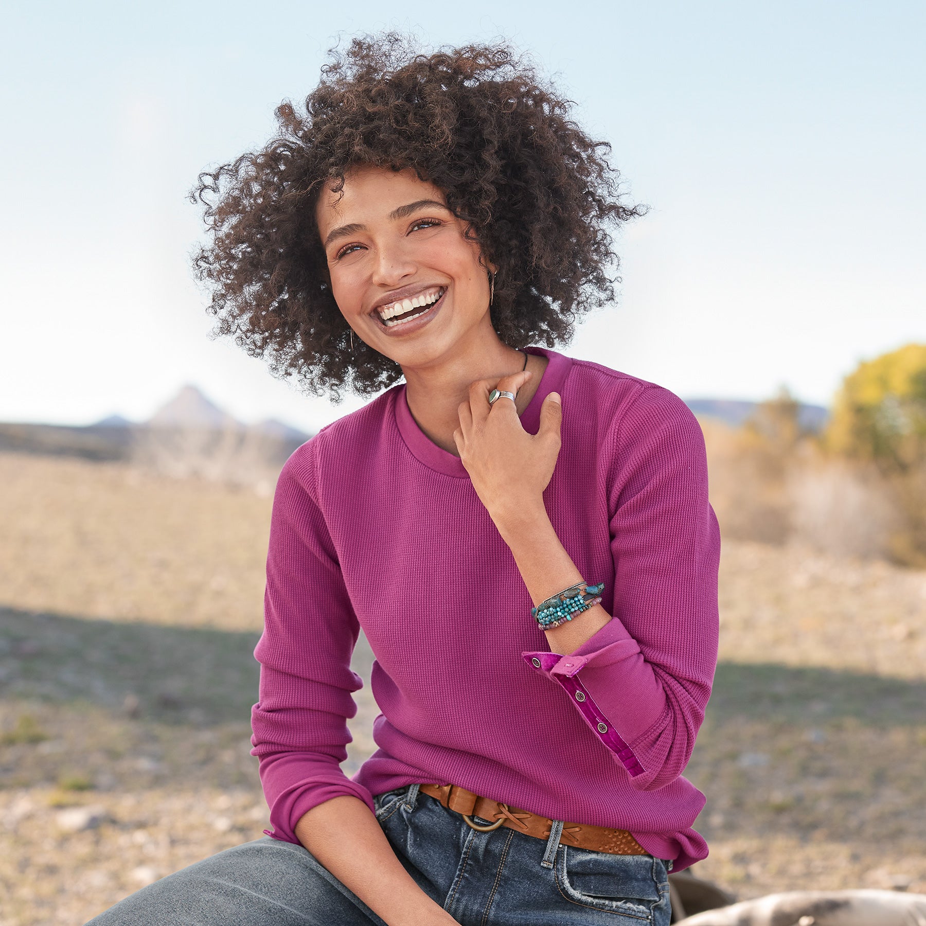 Crewneck Thermal, Petite