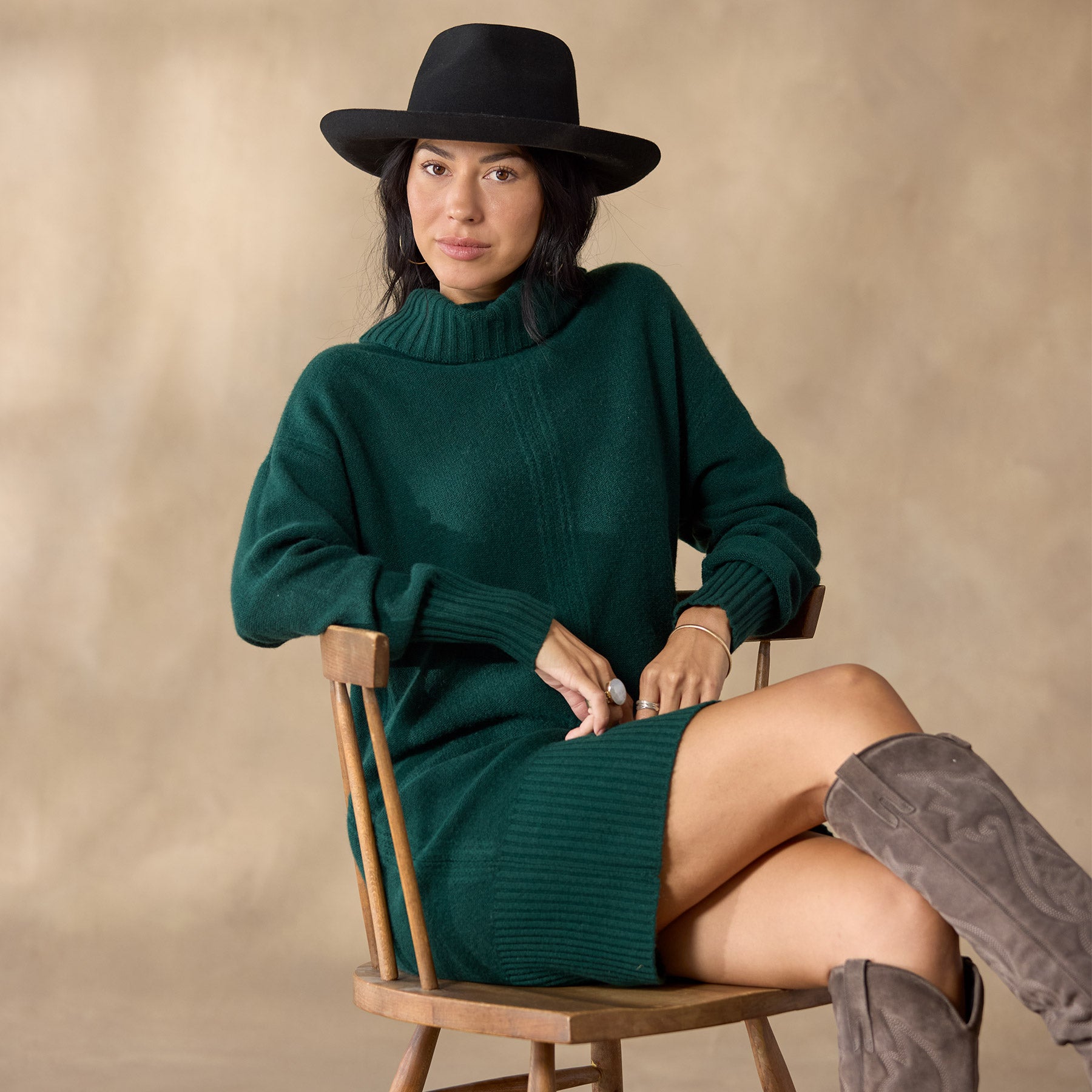 Sonja Cashmere Dress, Petite