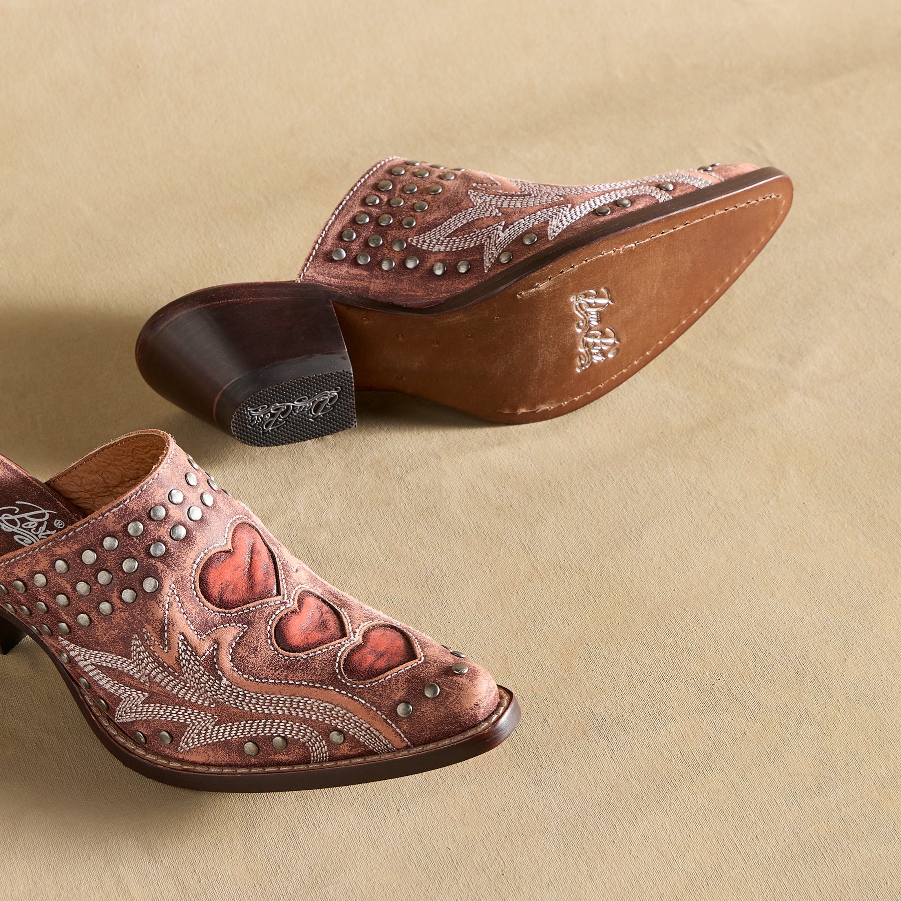 Melrose Studded Mules