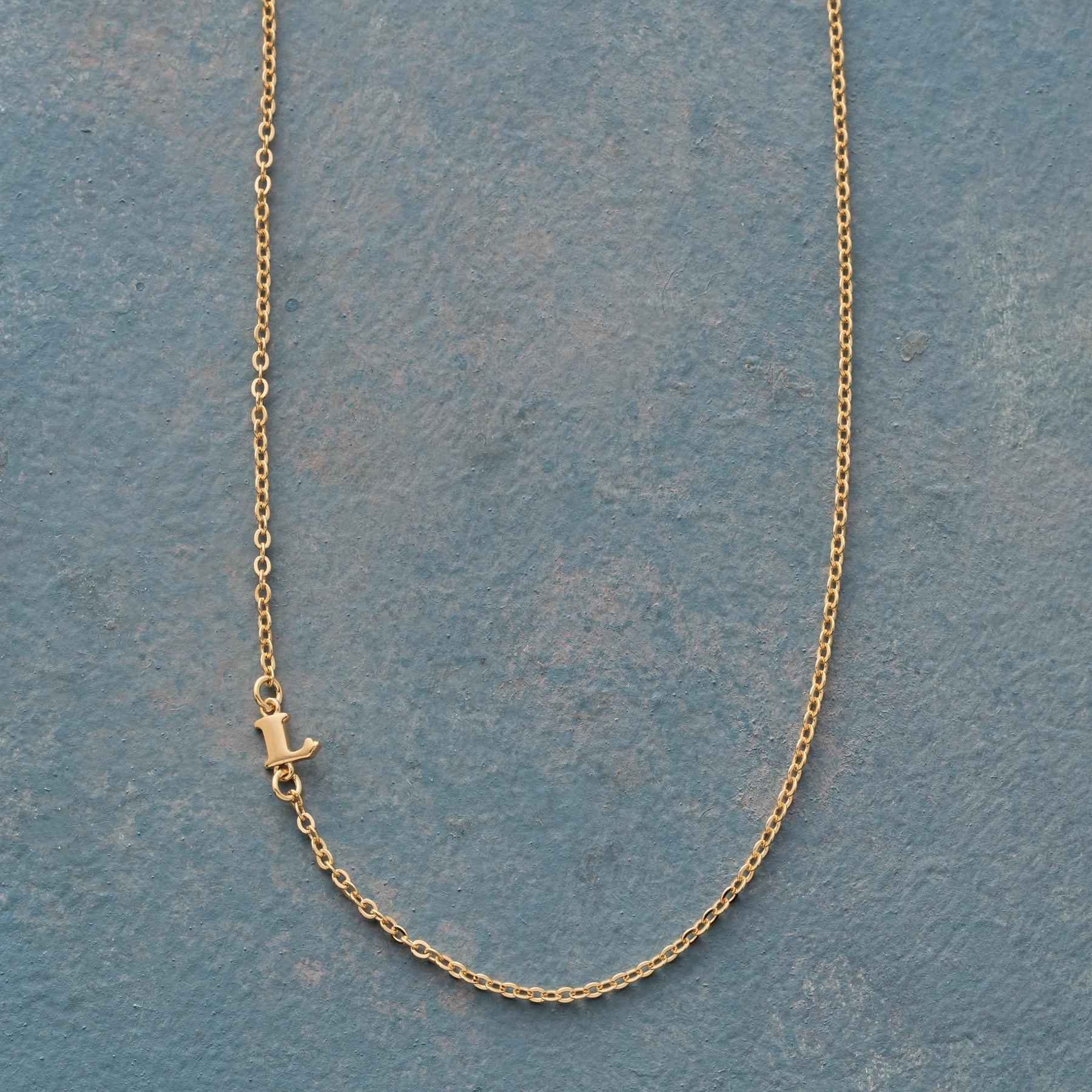 Initial Spark Necklace