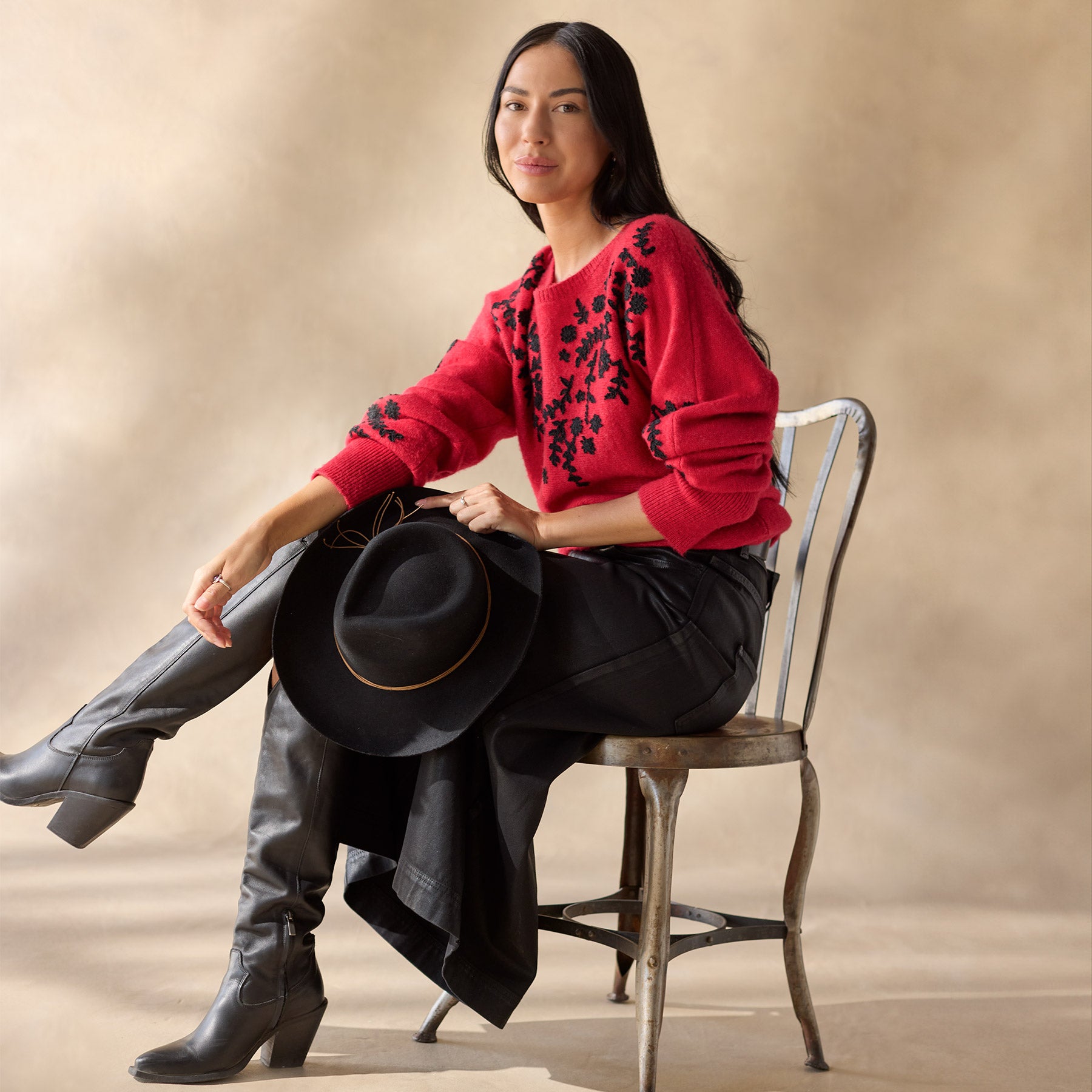 Anya Vines Sweater, Petite