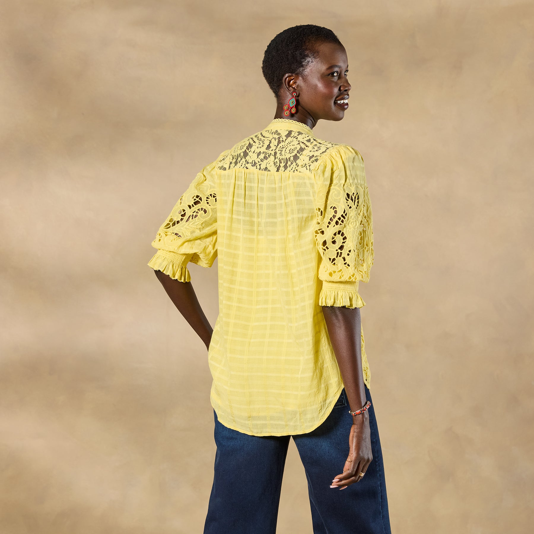 Garbo Lace Top, Petite