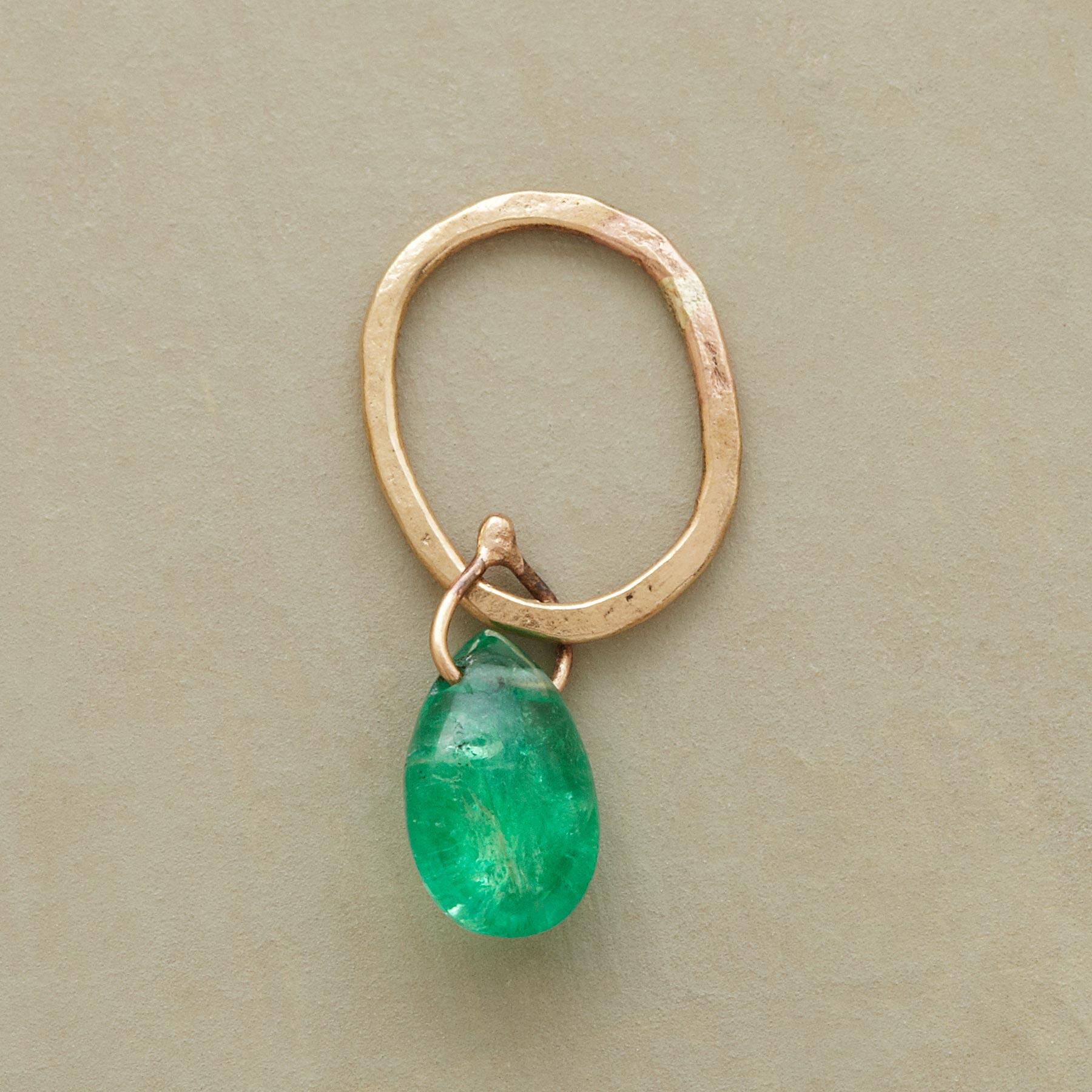 Faceted Birthstone Charms, Gold