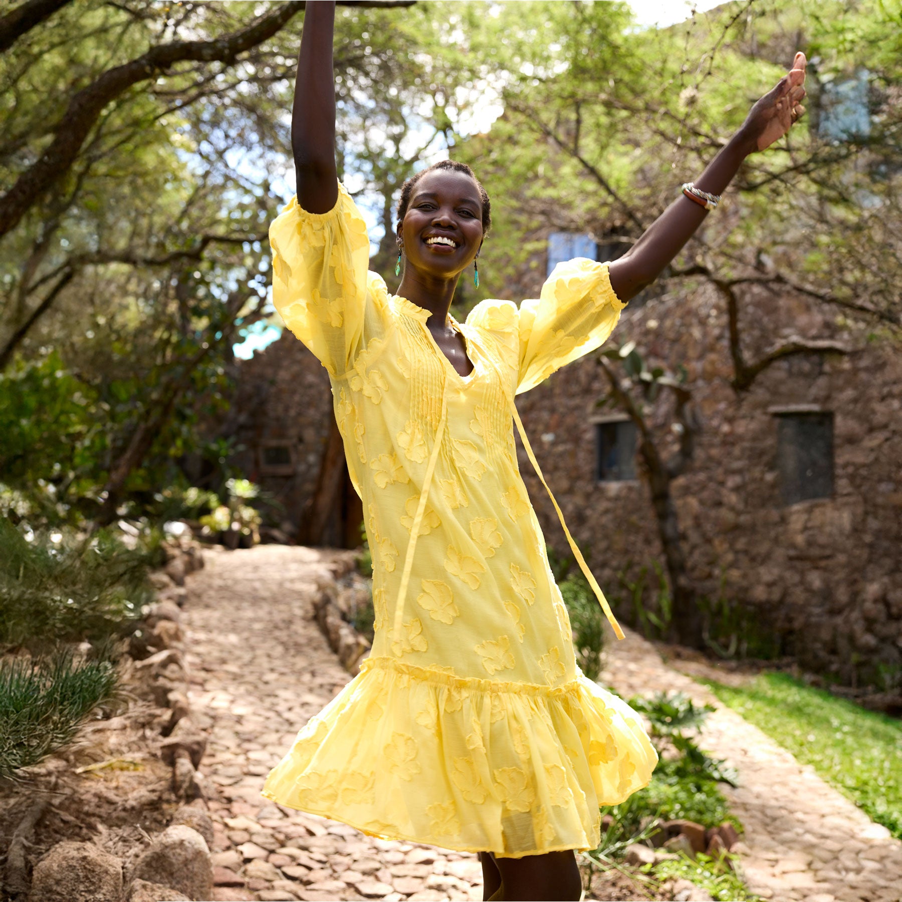 Fanciful Florals Dress