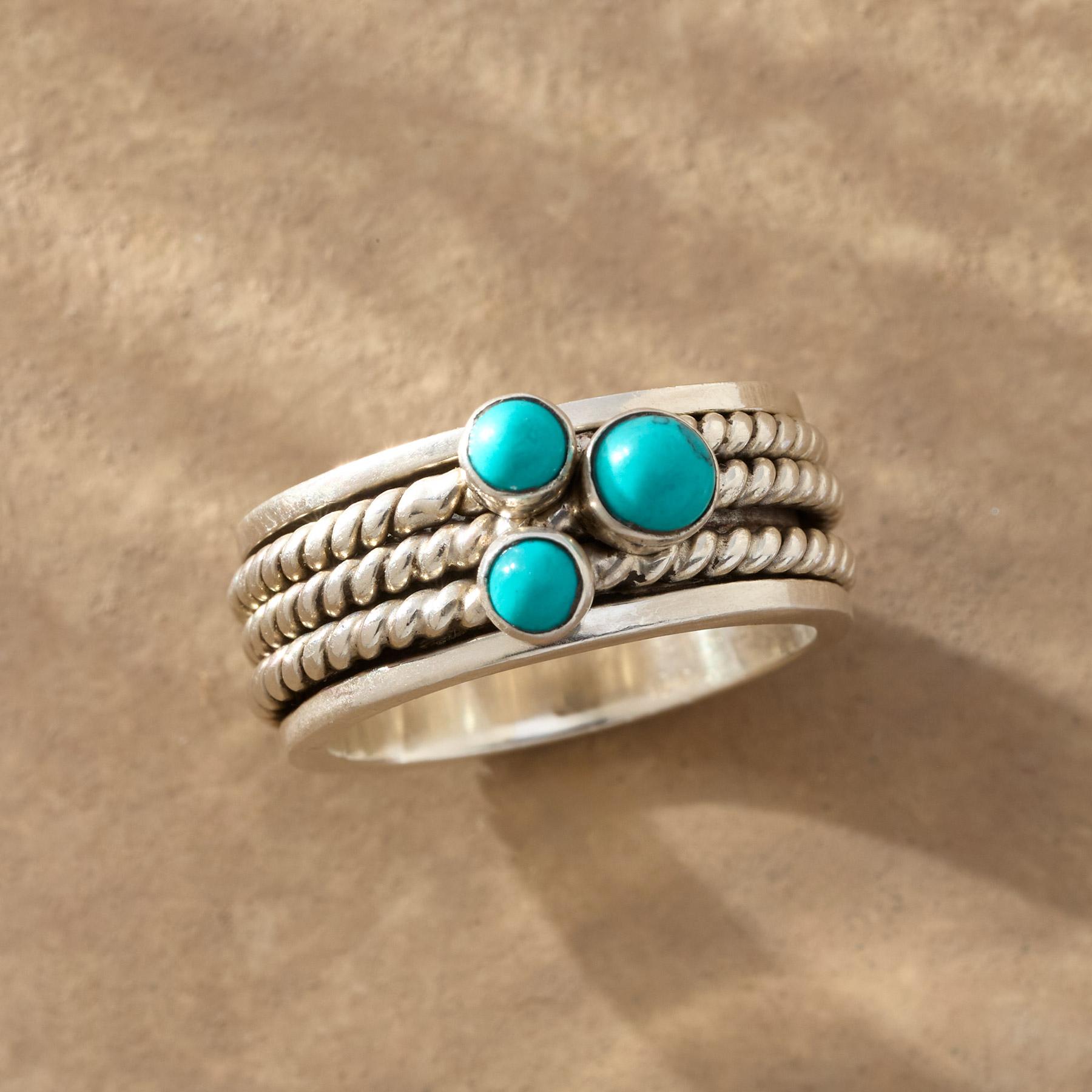 Dots Of Turquoise Ring