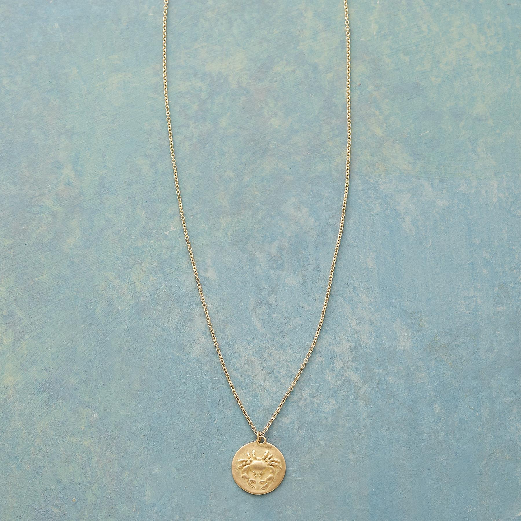 Bas Relief Zodiac Necklace