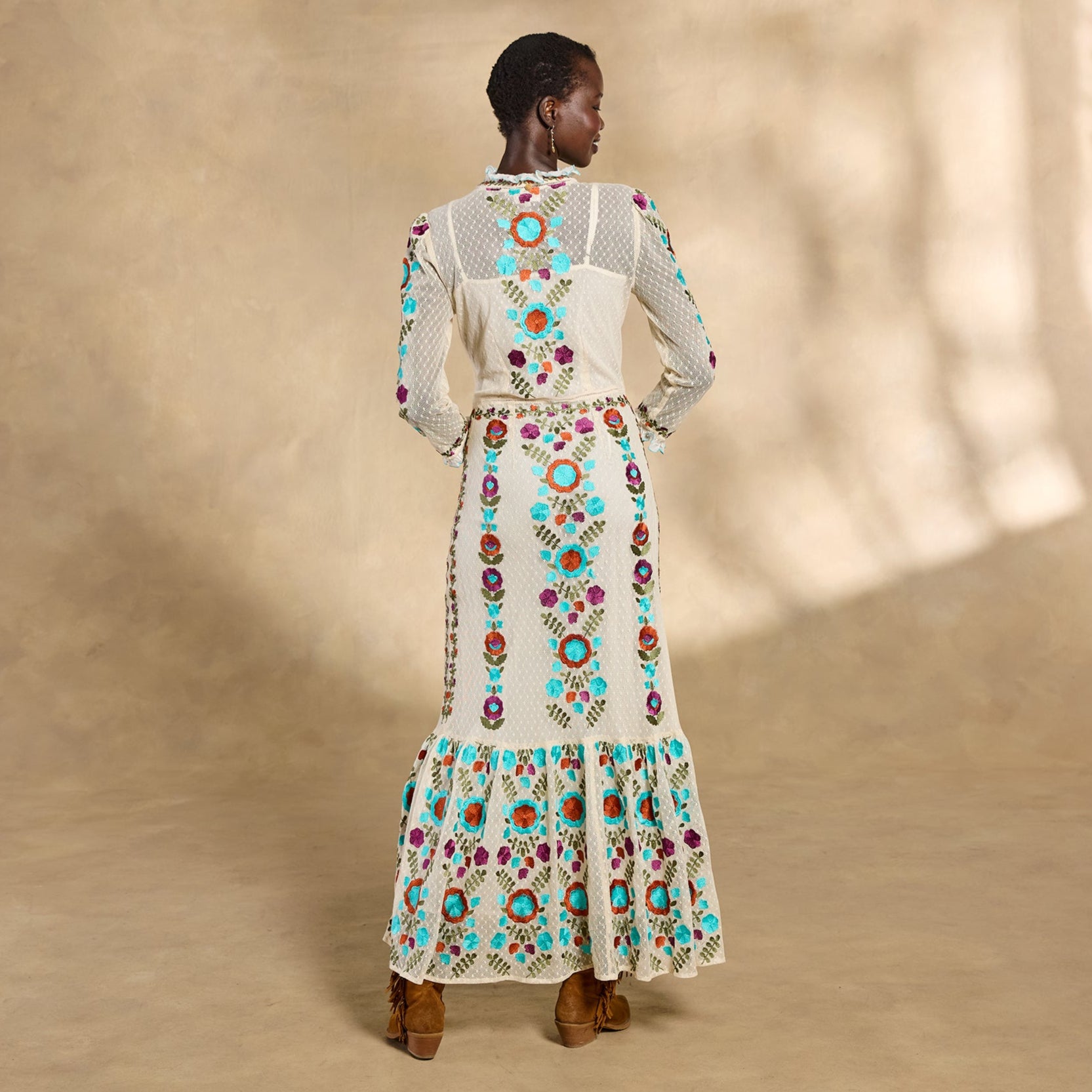 Ary Embroidered Maxi Dress