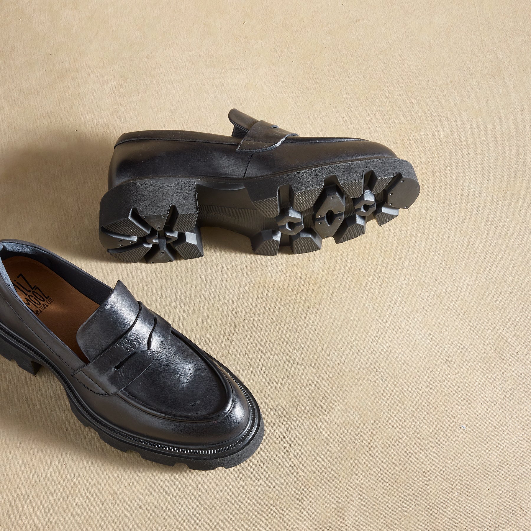 Toni Lug Sole Loafers