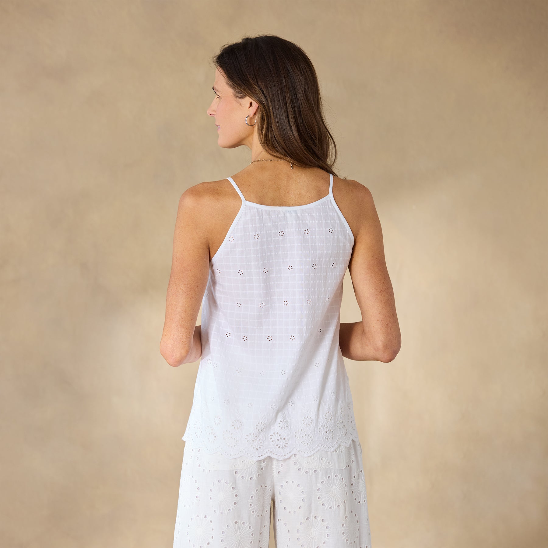 Amira Eyelet Tank