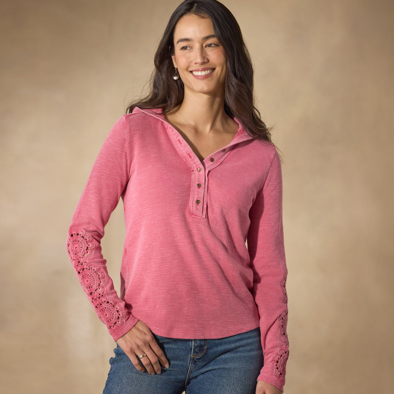 Caitlin Crochet Hoodie