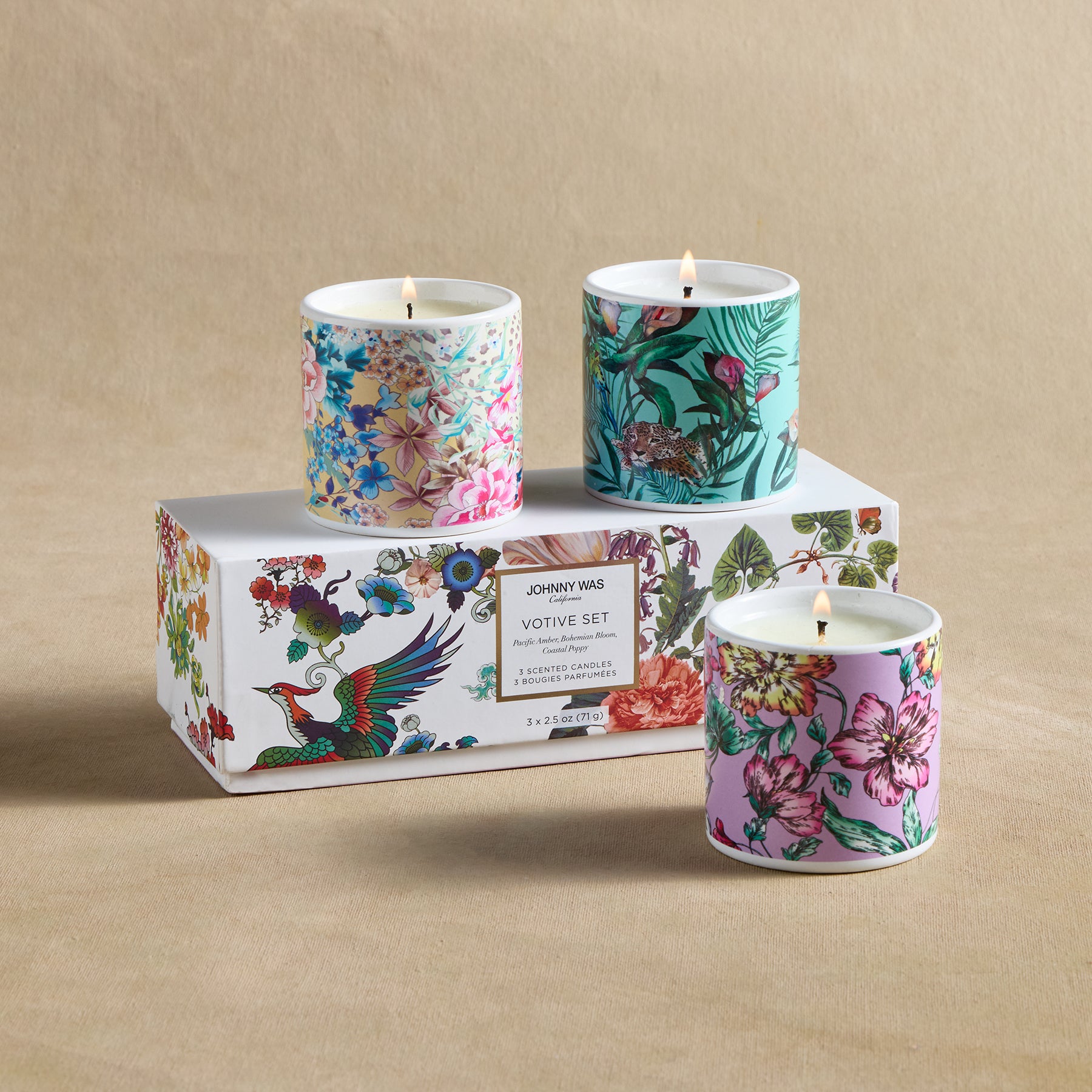 Votive Candle Trio