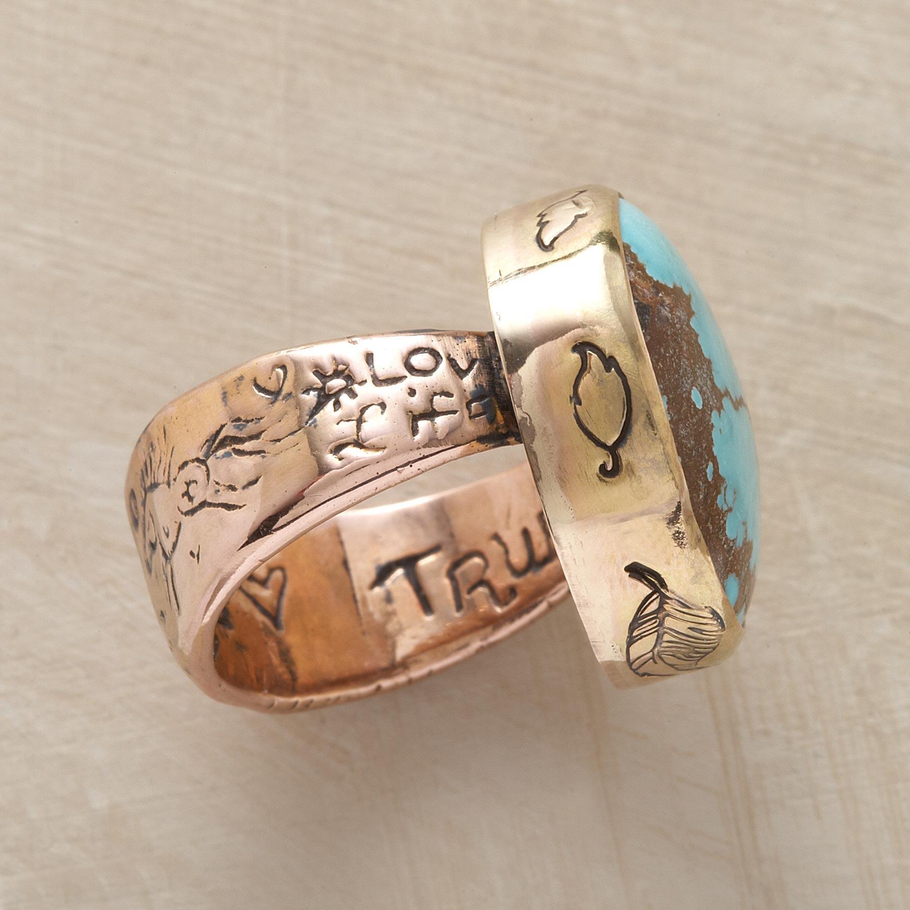 Turquoise Testament Ring