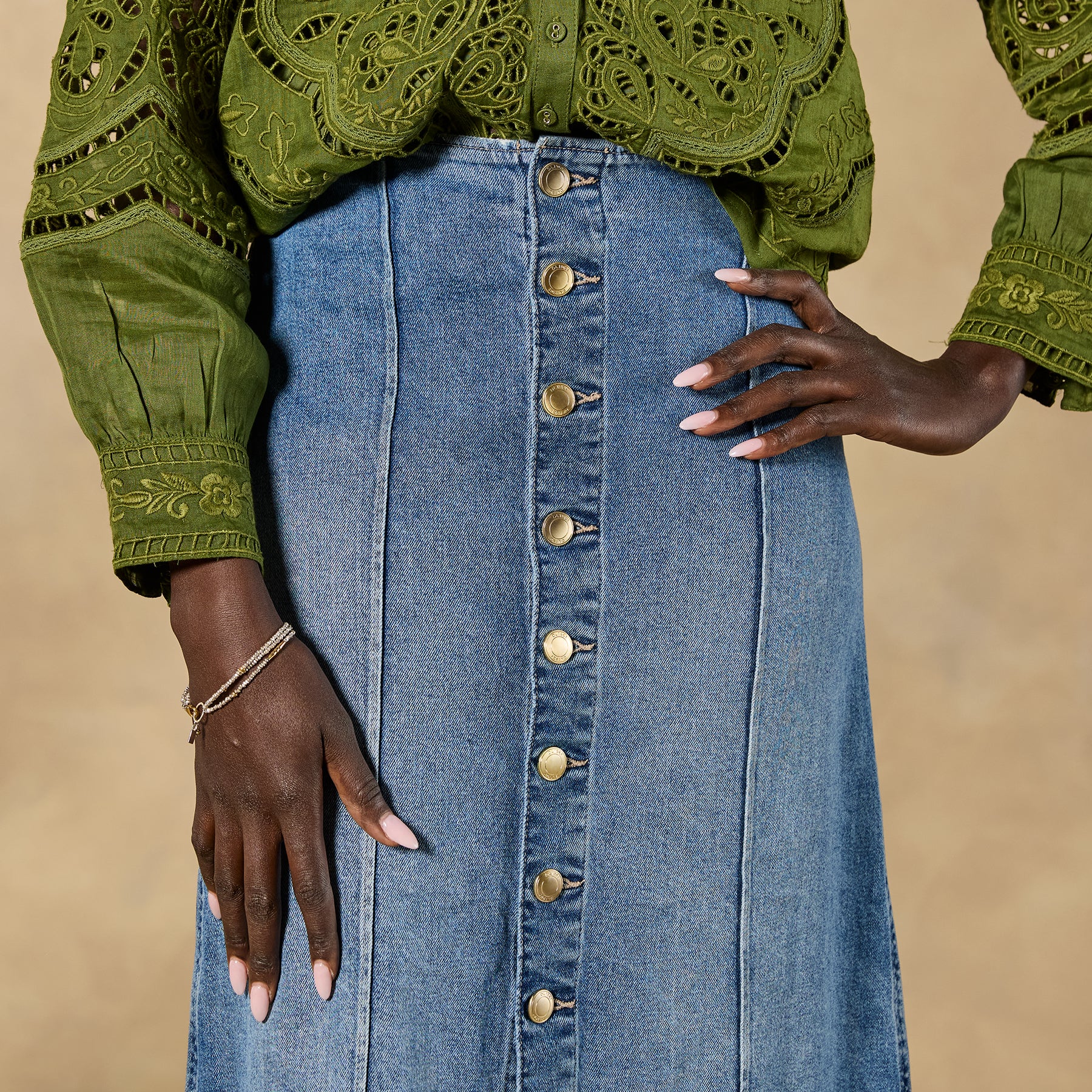 Alma Denim Skirt