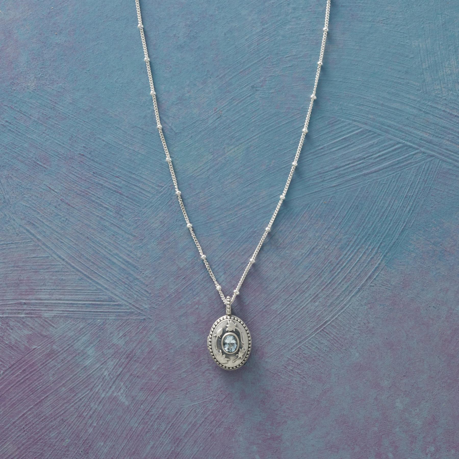 Sterling Silver Birthstone Locket