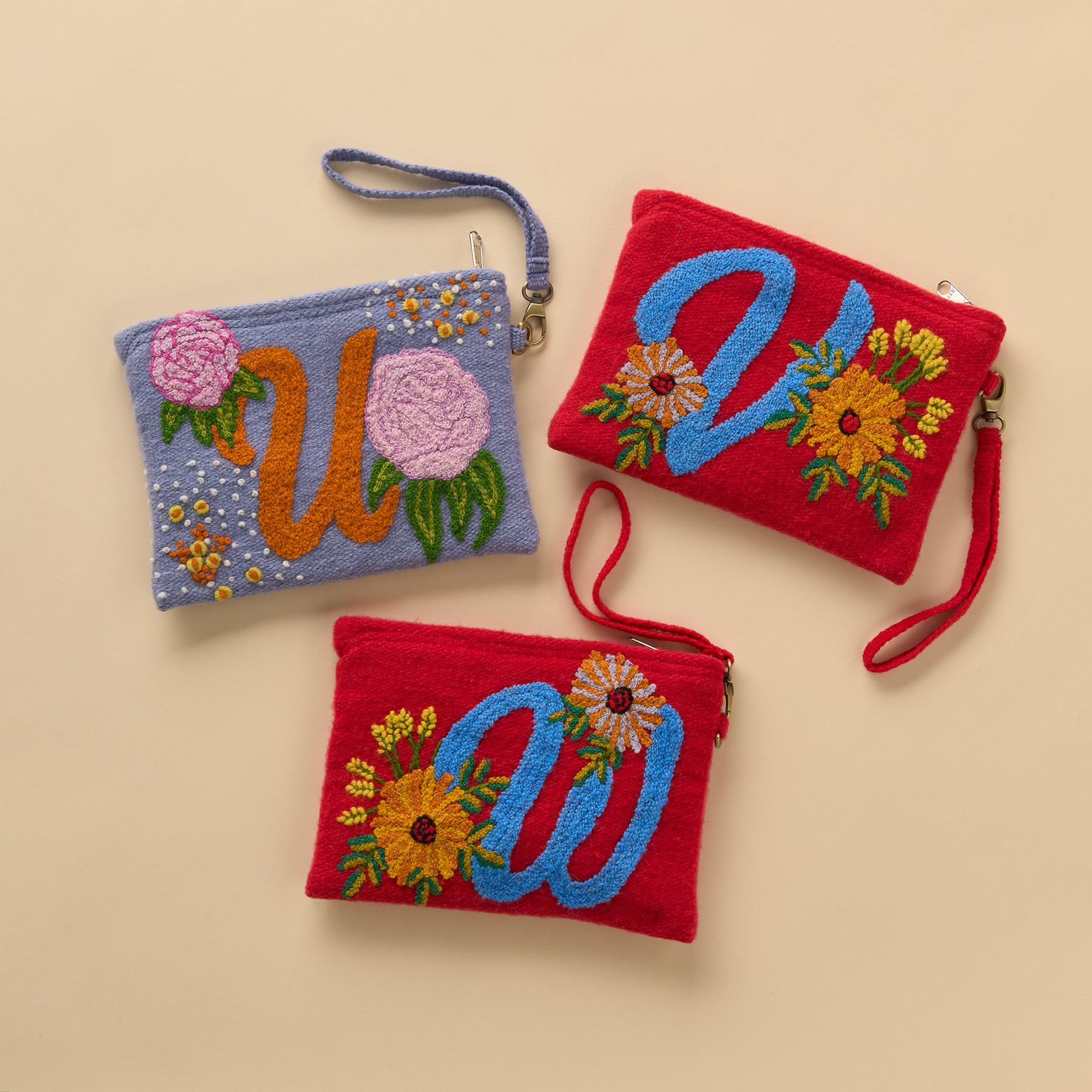 Cursive Letter Pouch