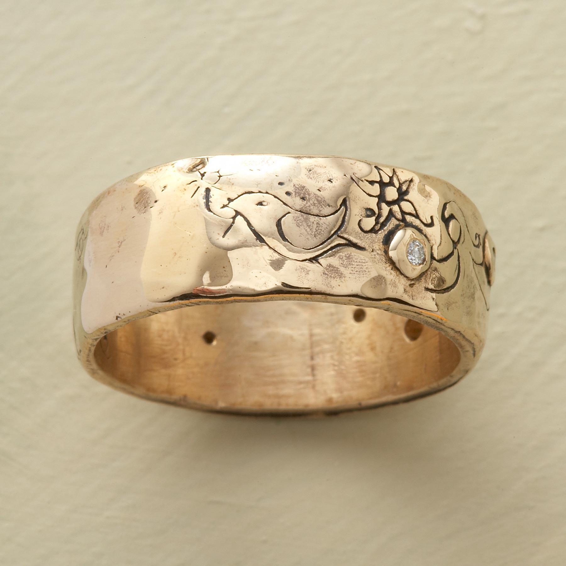 Yellow Gold Infinite Love Ring