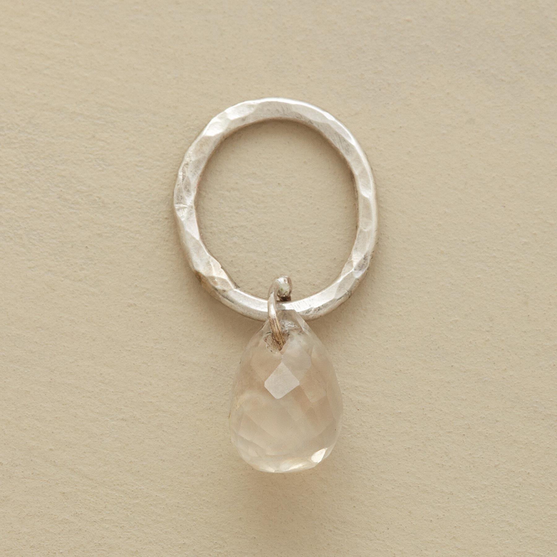 Faceted Birthstone Charms, Sterling Silver