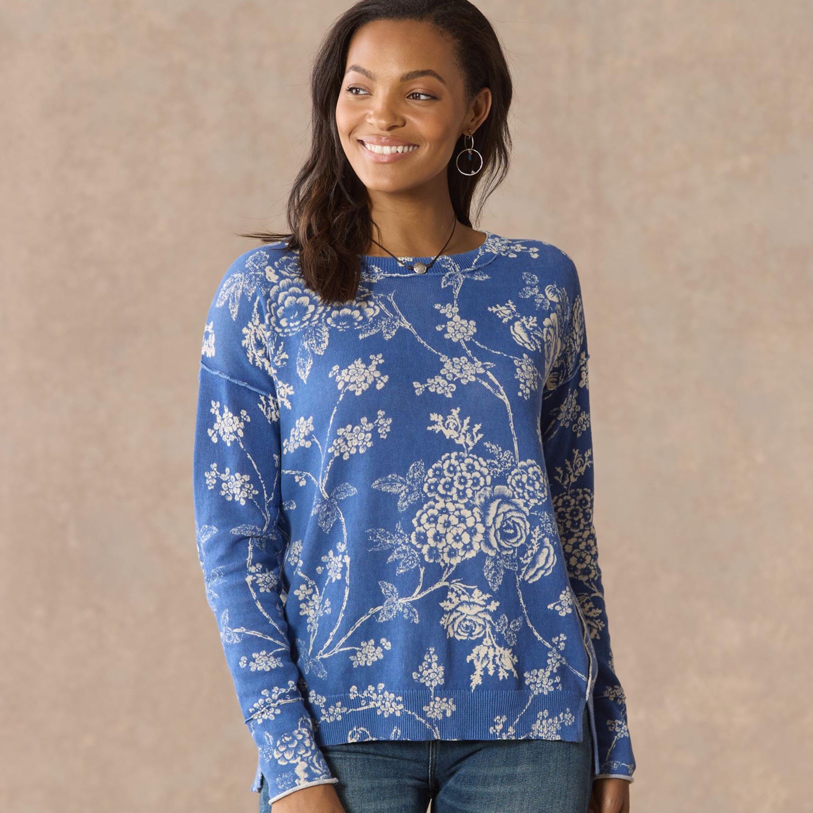 Inti Floral Sweater, Petite