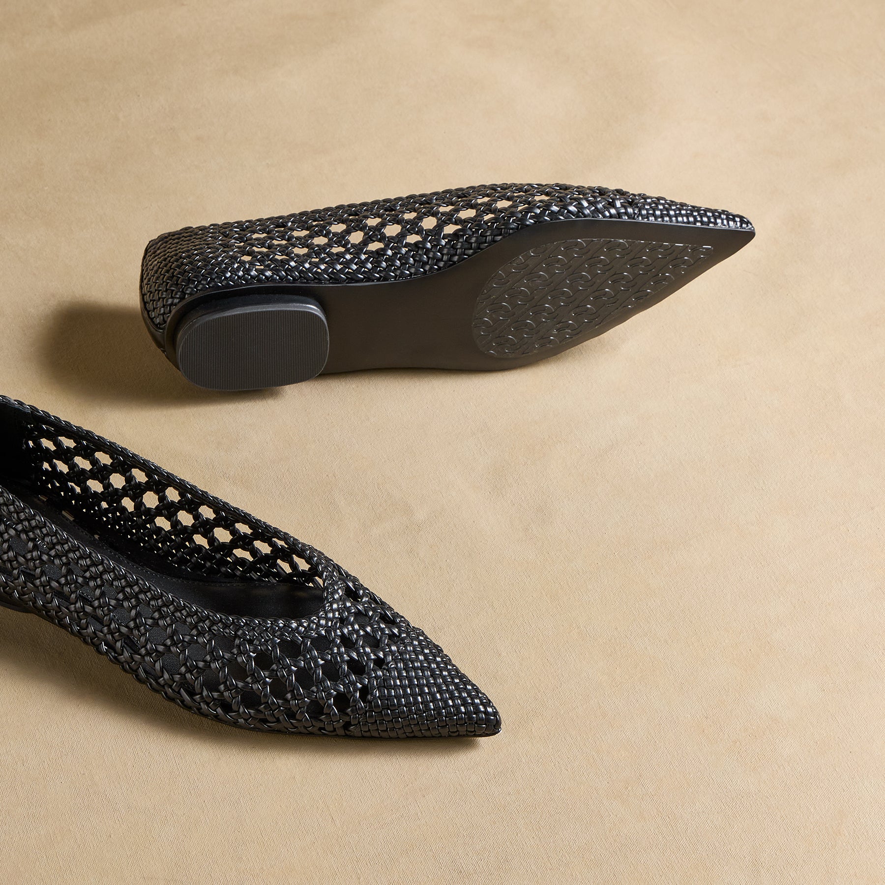 Mezzanine Crocheted Flats